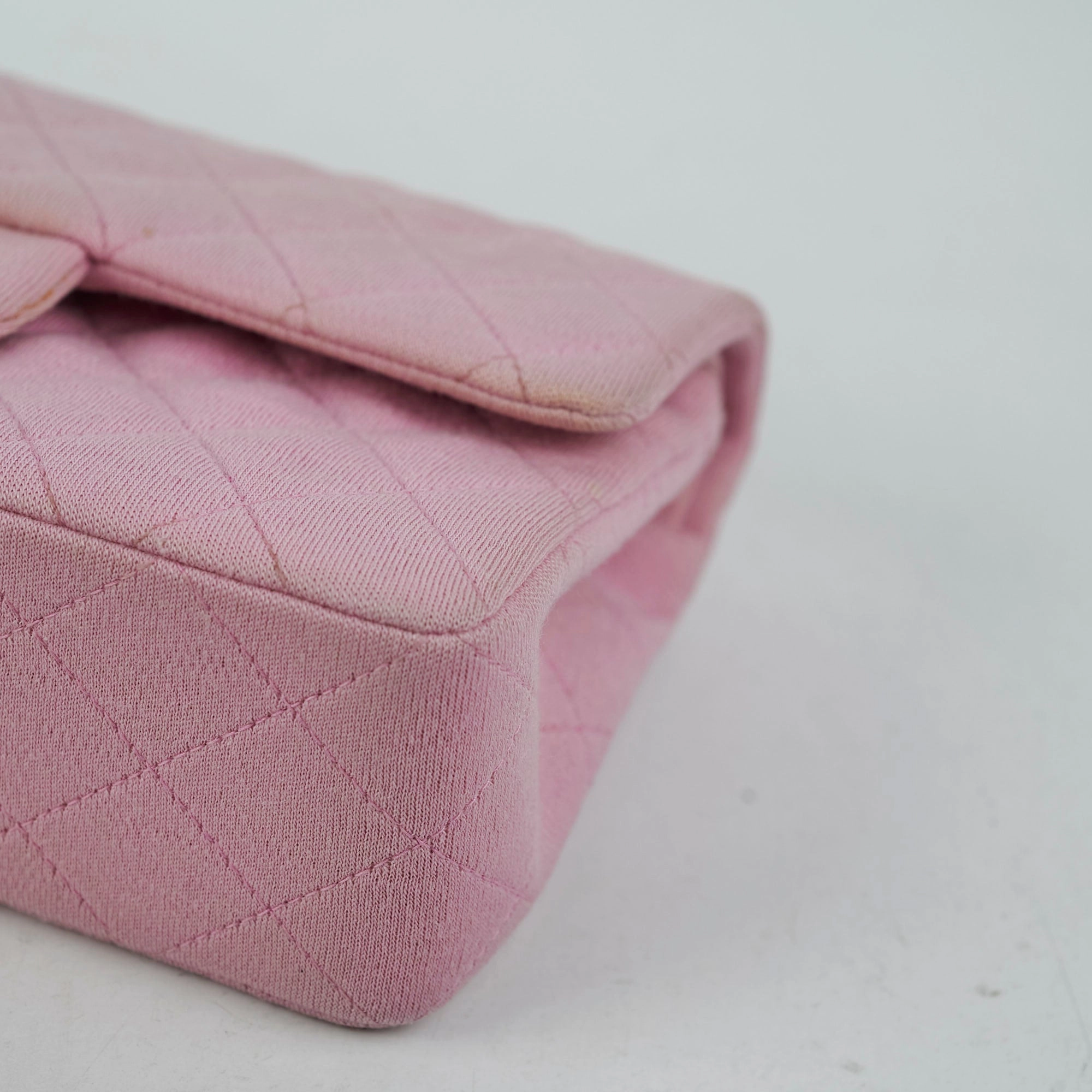 Chanel Classic Flap Small Pink Fabric - Series 6