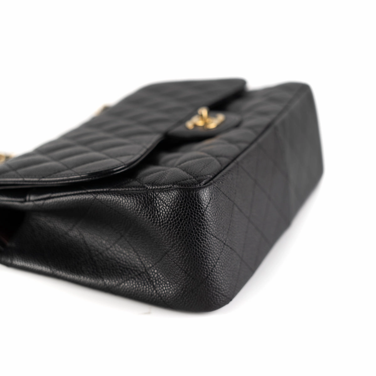 Chanel Classic Jumbo Black Caviar GHW