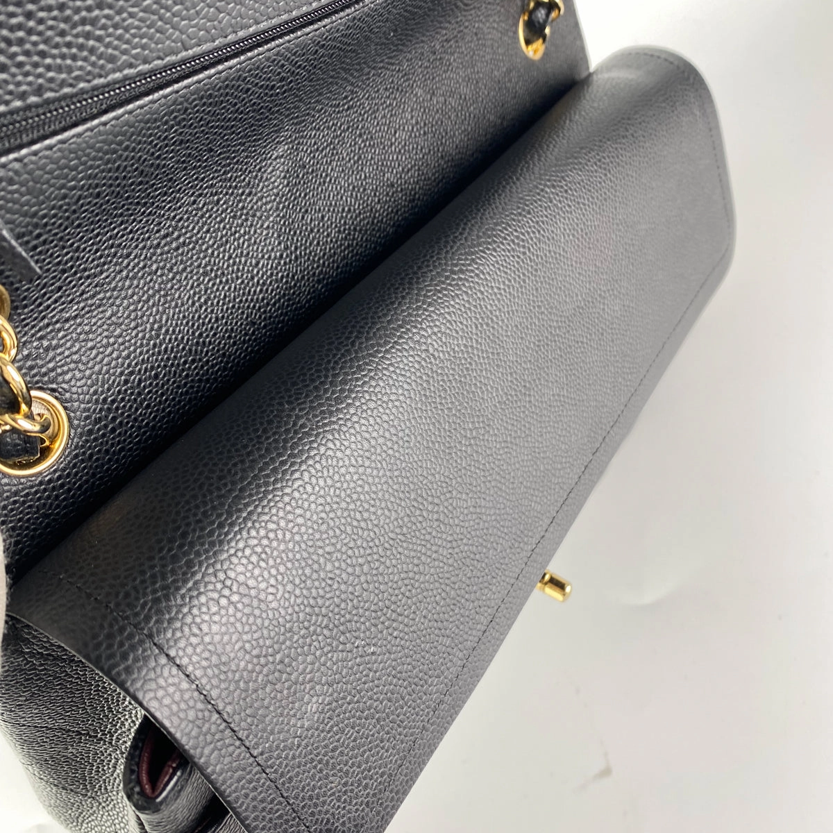 Chanel Classic Jumbo Black Caviar GHW