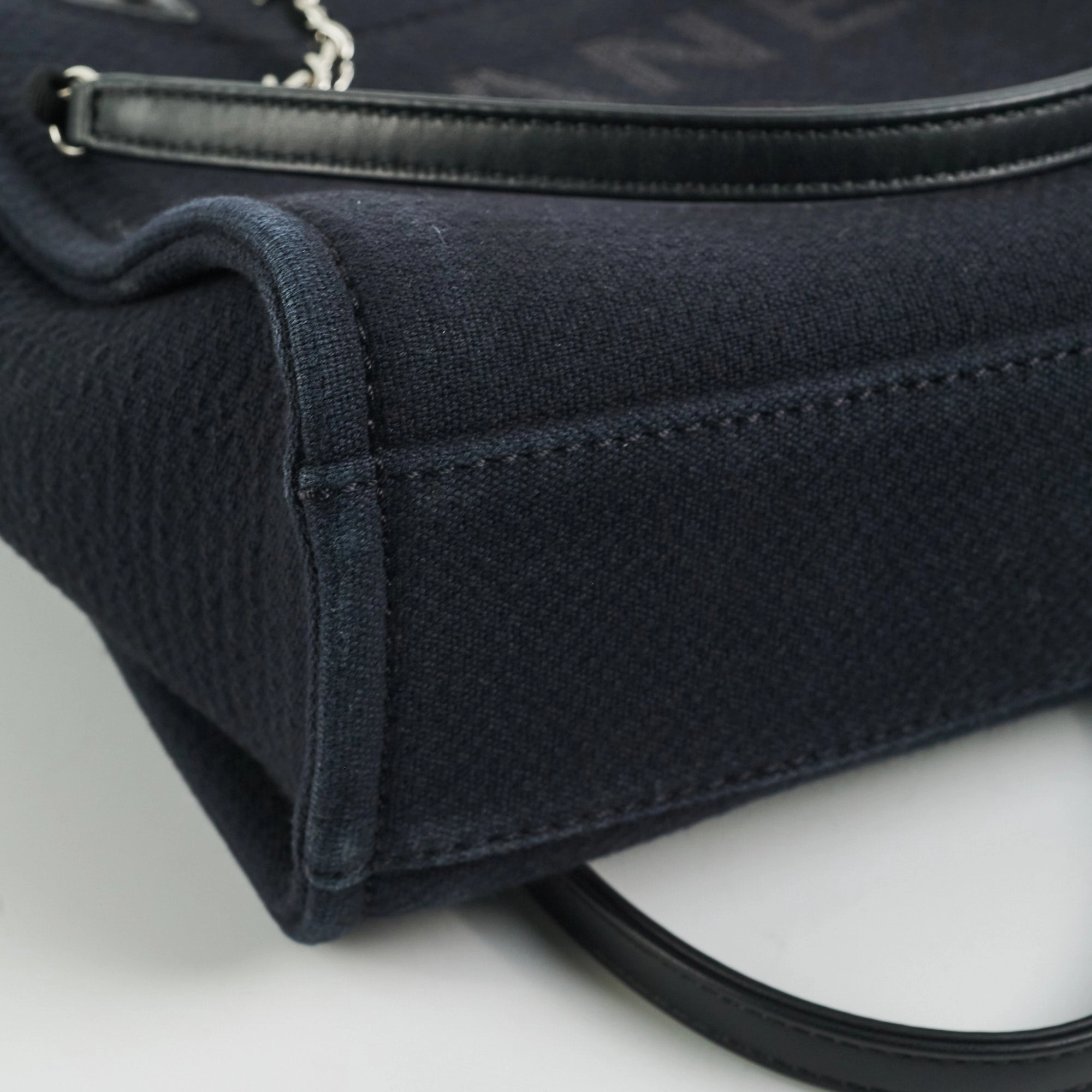 Chanel Deauville Mini Navy (Microchipped)