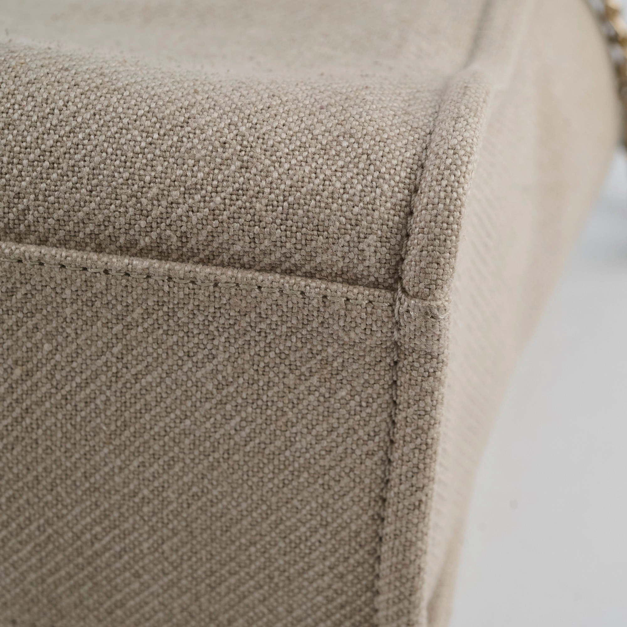 Chanel Deauville Small Beige/Blue Microchip