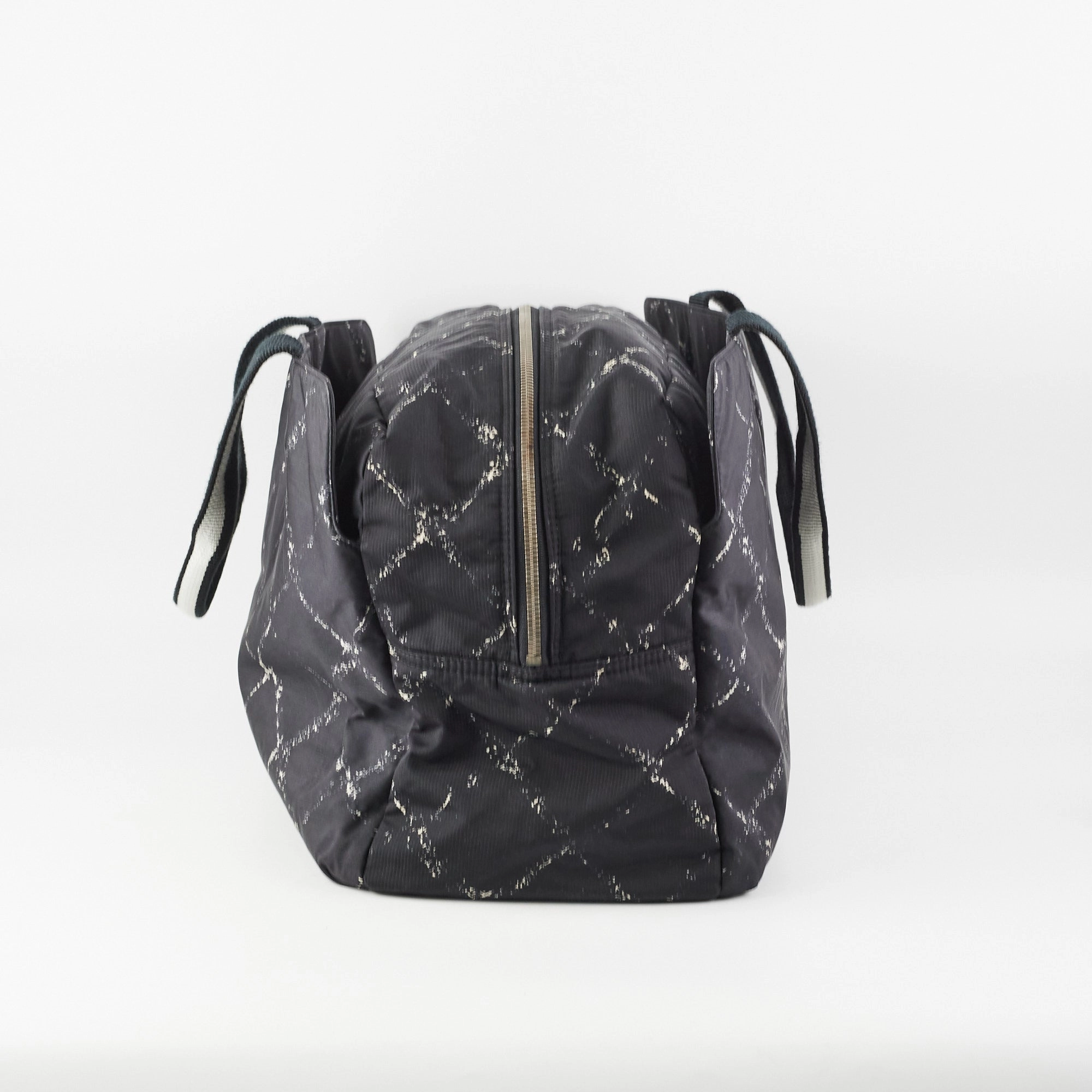 Chanel Diamond - Print Tote Bag Black