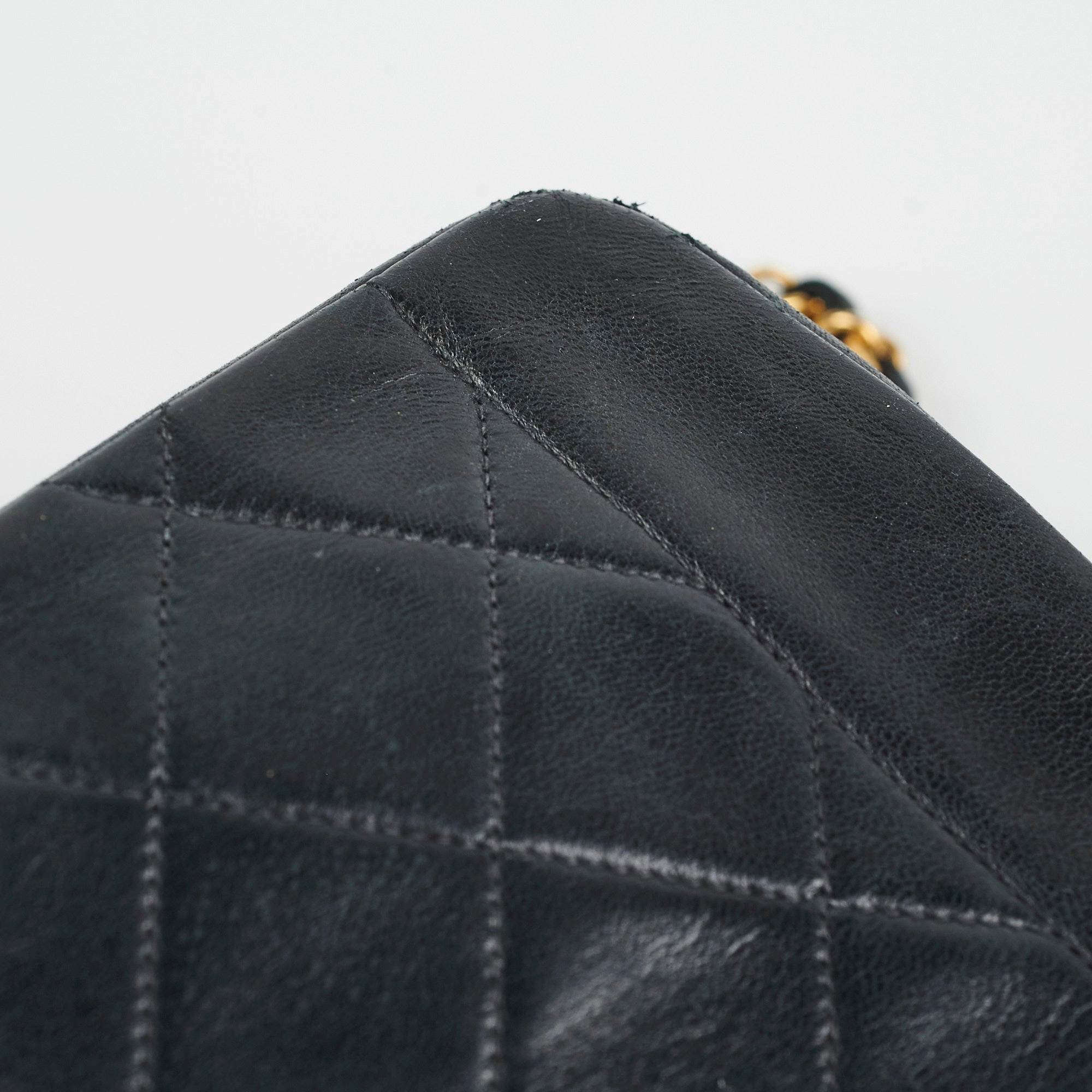Chanel Diana Lambskin Black Medium