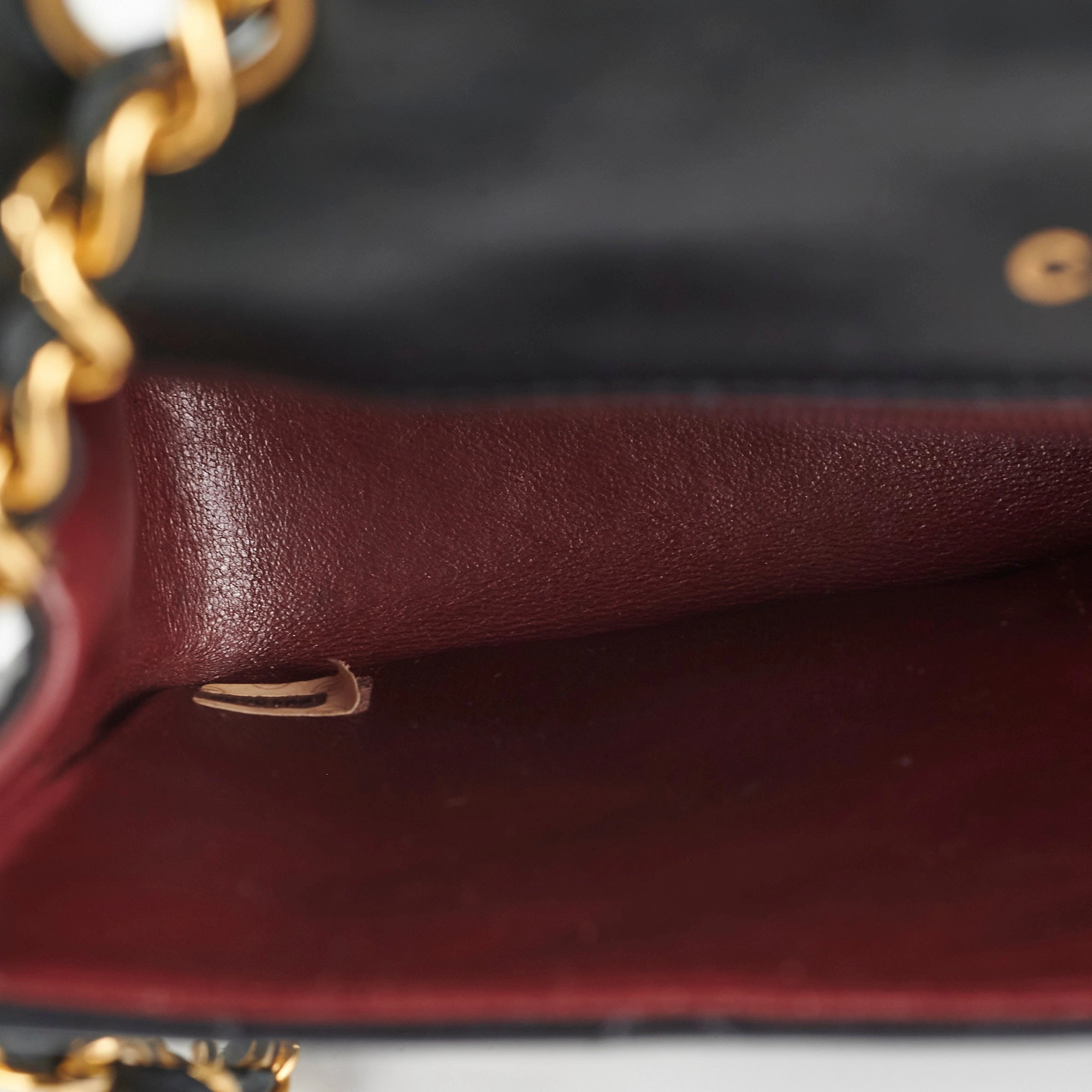 Chanel Diana Lambskin Black Medium