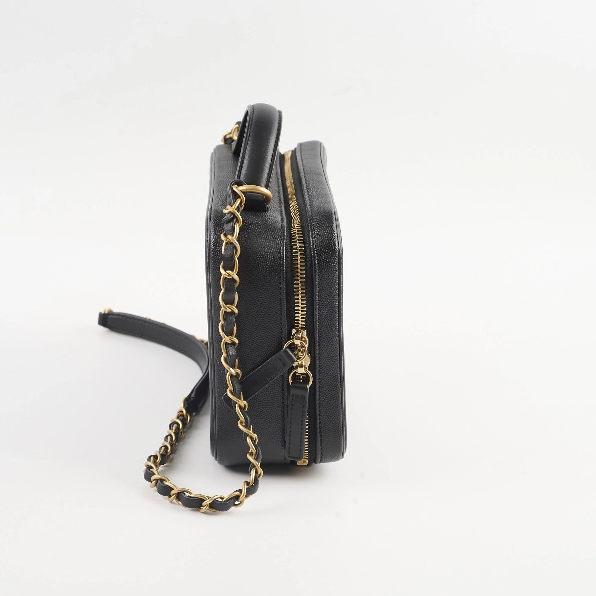 Chanel Filigree Vanity Medium Black Caviar (25 Series)