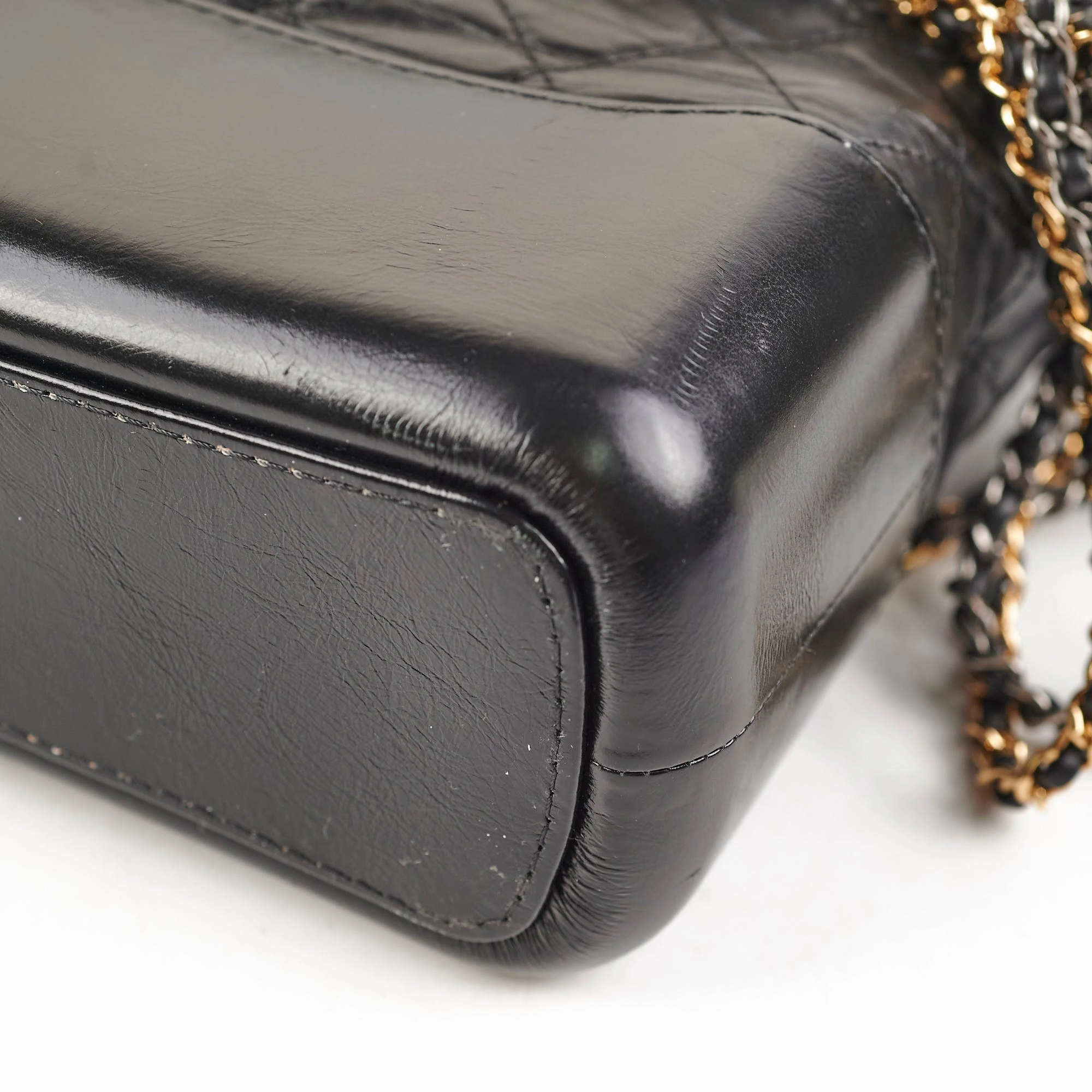 Chanel Gabriel Medium Hobo Calfskin Black