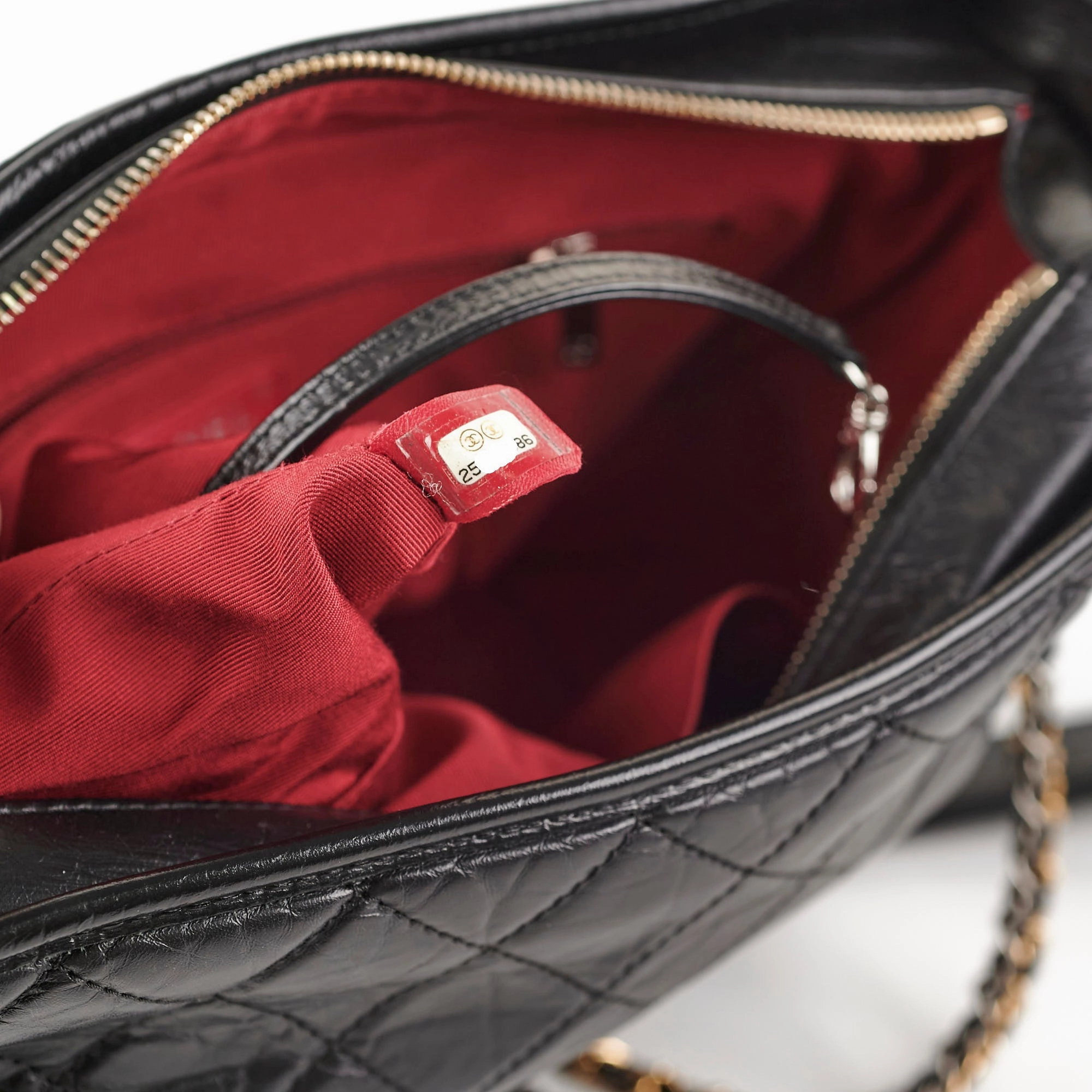 Chanel Gabriel Medium Hobo Calfskin Black