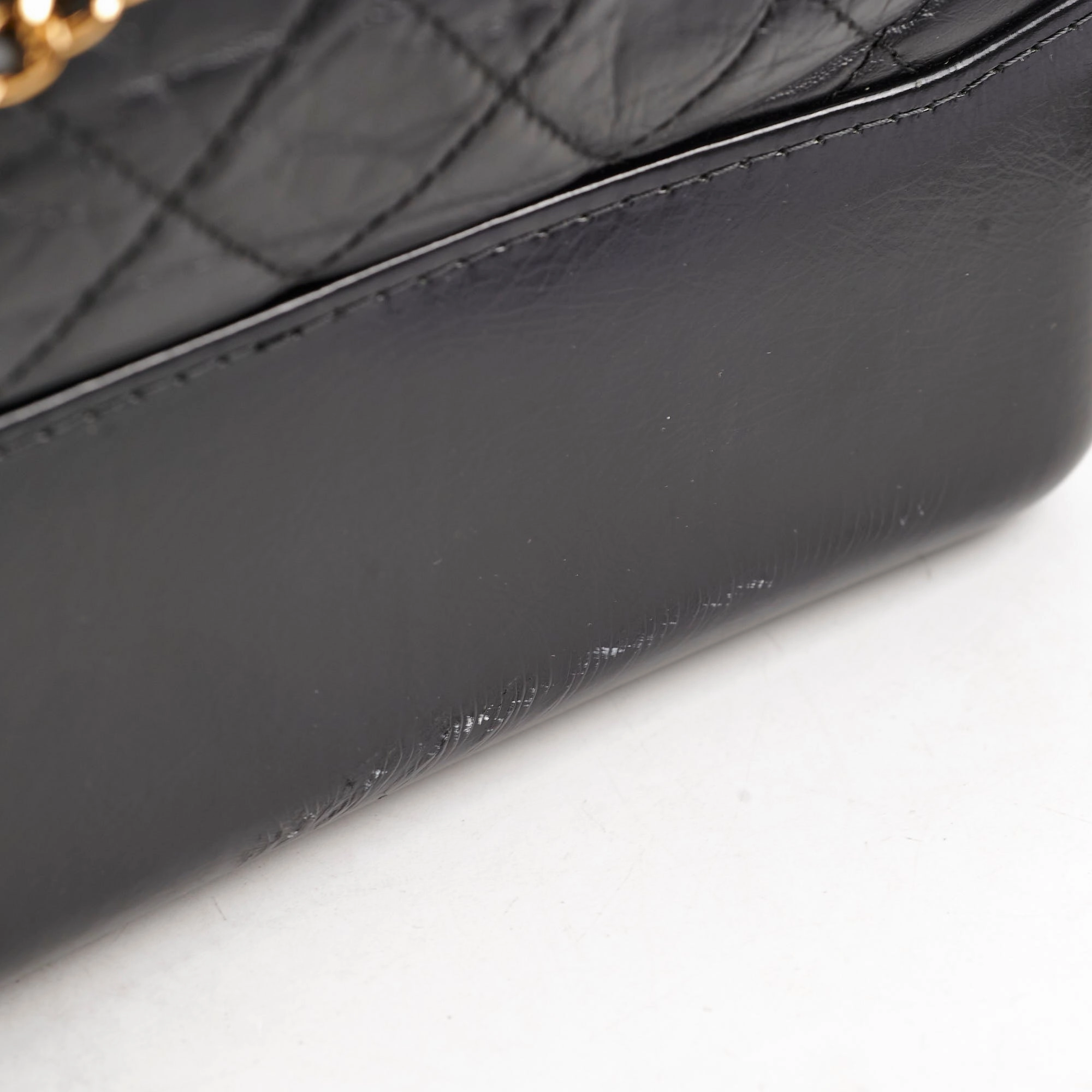 Chanel Gabriel Medium Hobo Calfskin Black