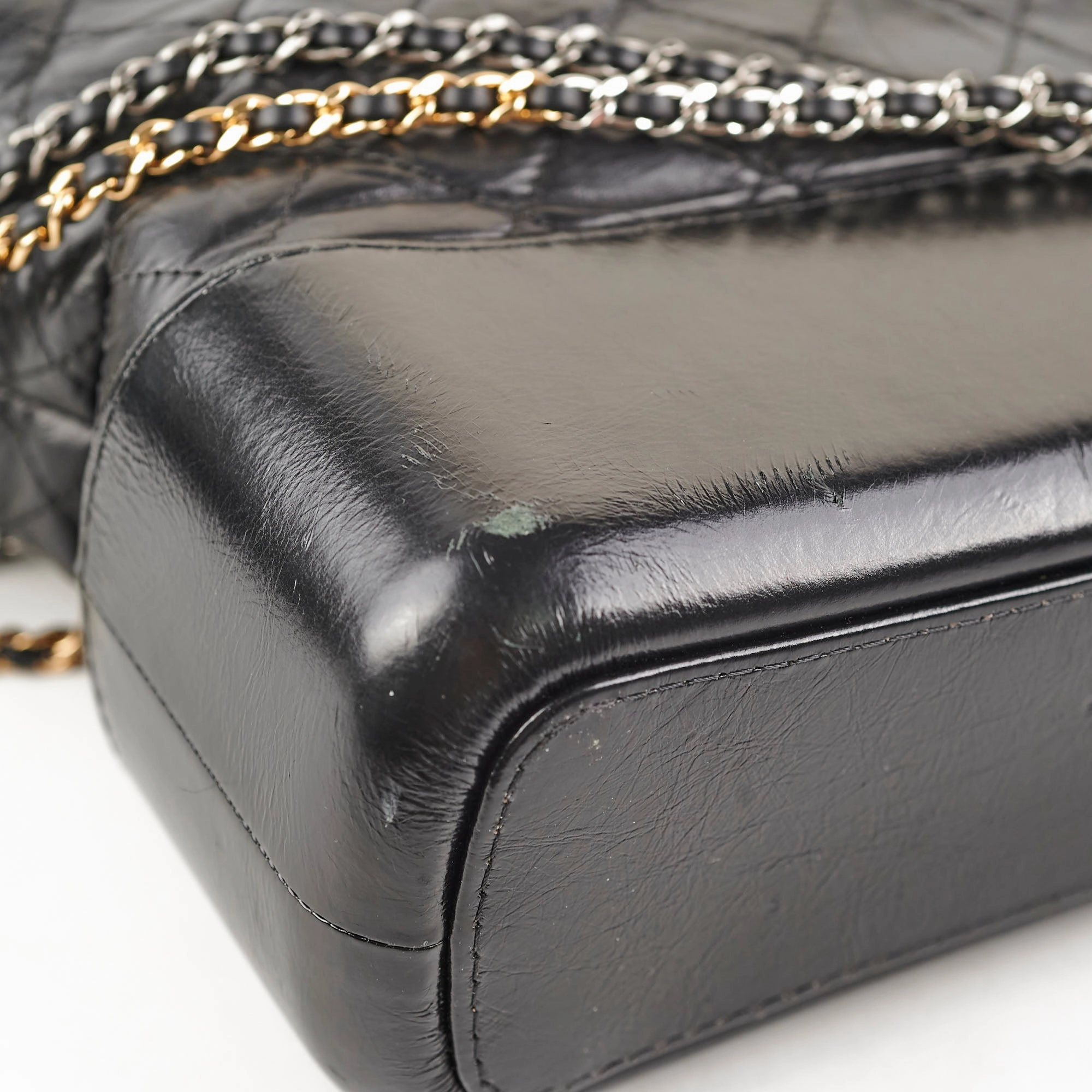 Chanel Gabriel Medium Hobo Calfskin Black