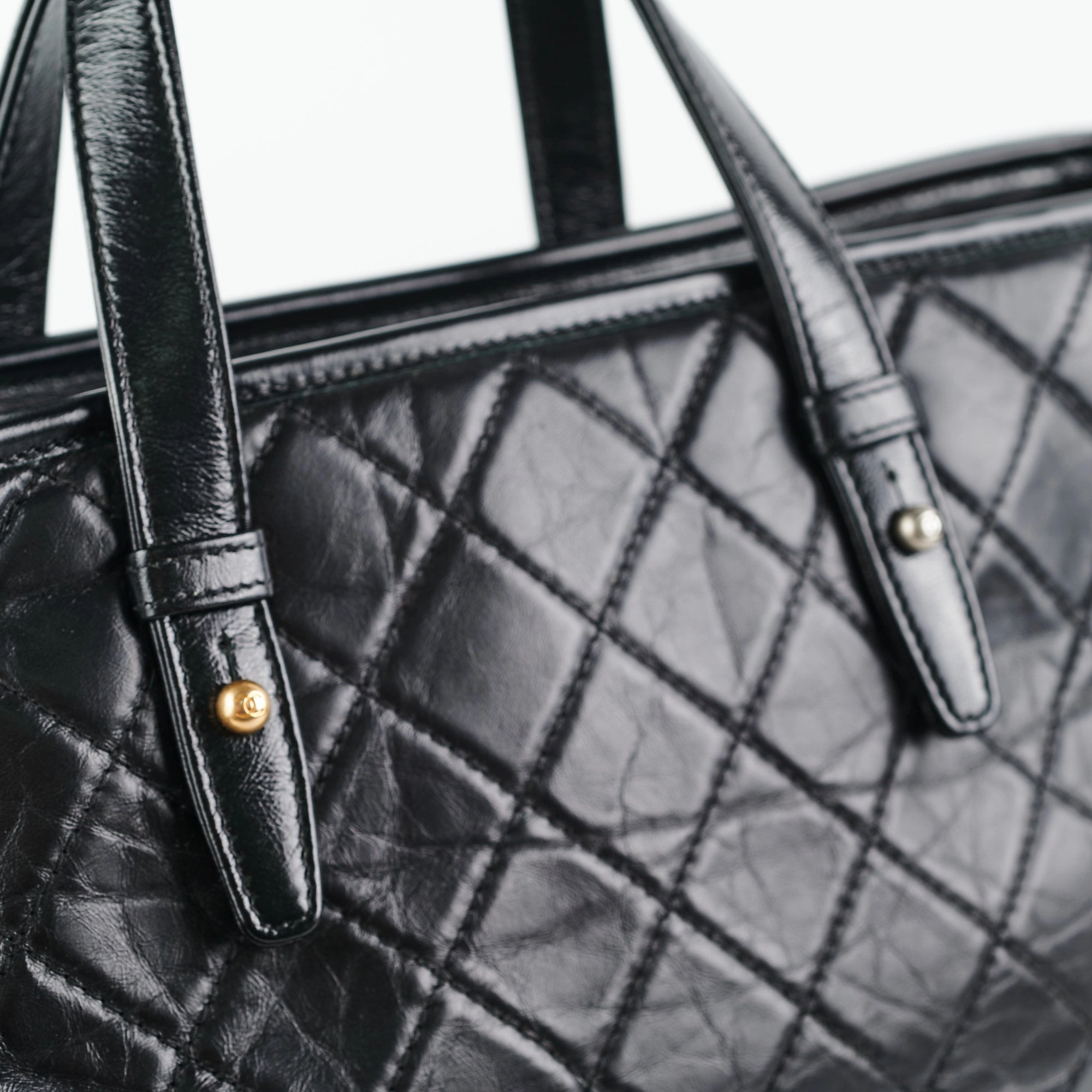 Chanel Gabrielle Top Handle Black