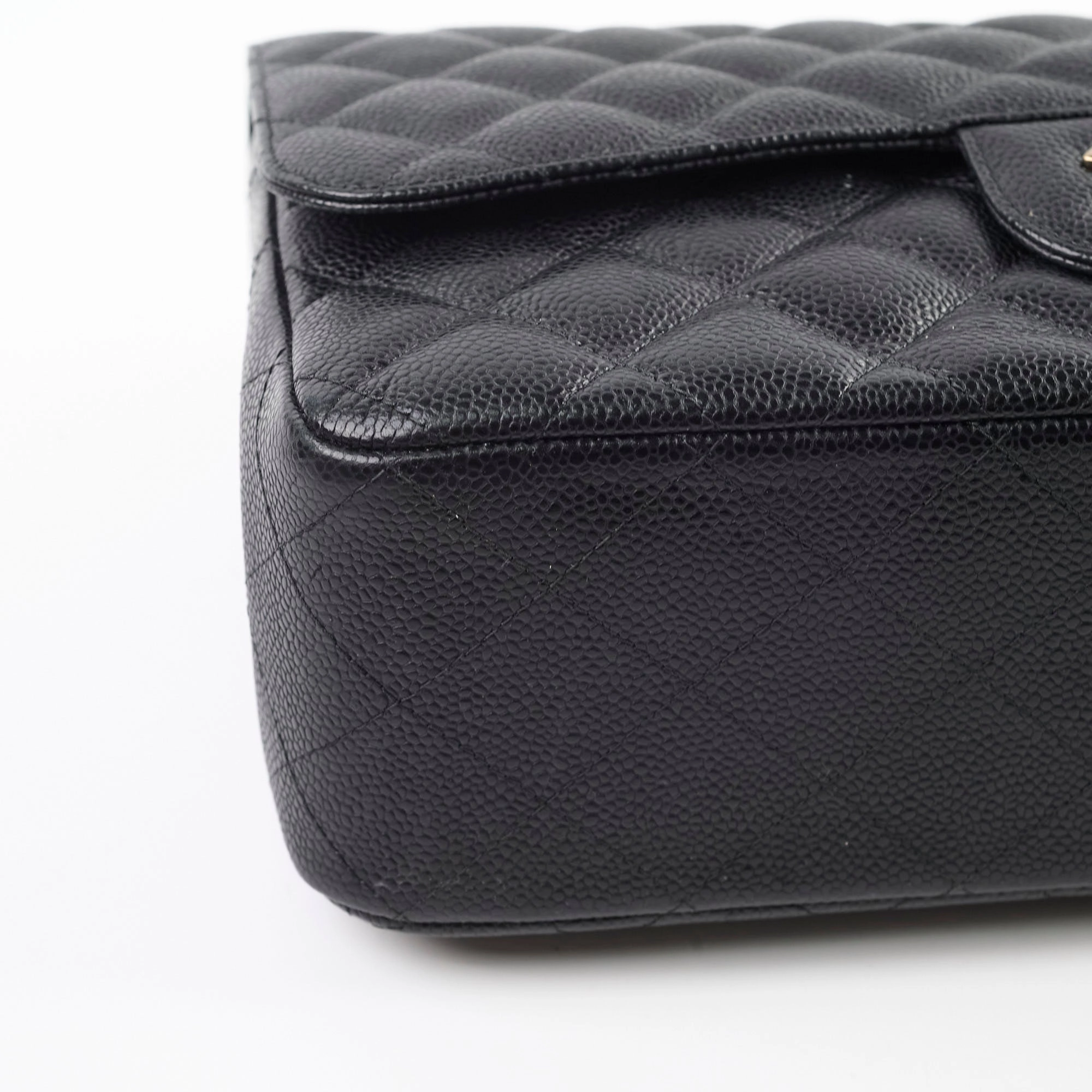 Chanel Jumbo Caviar Black
