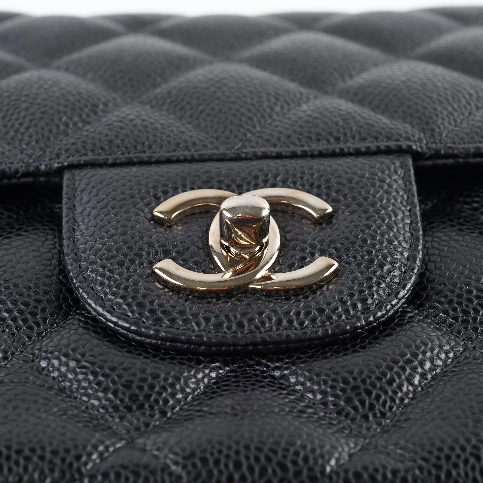 Chanel Jumbo Caviar Black