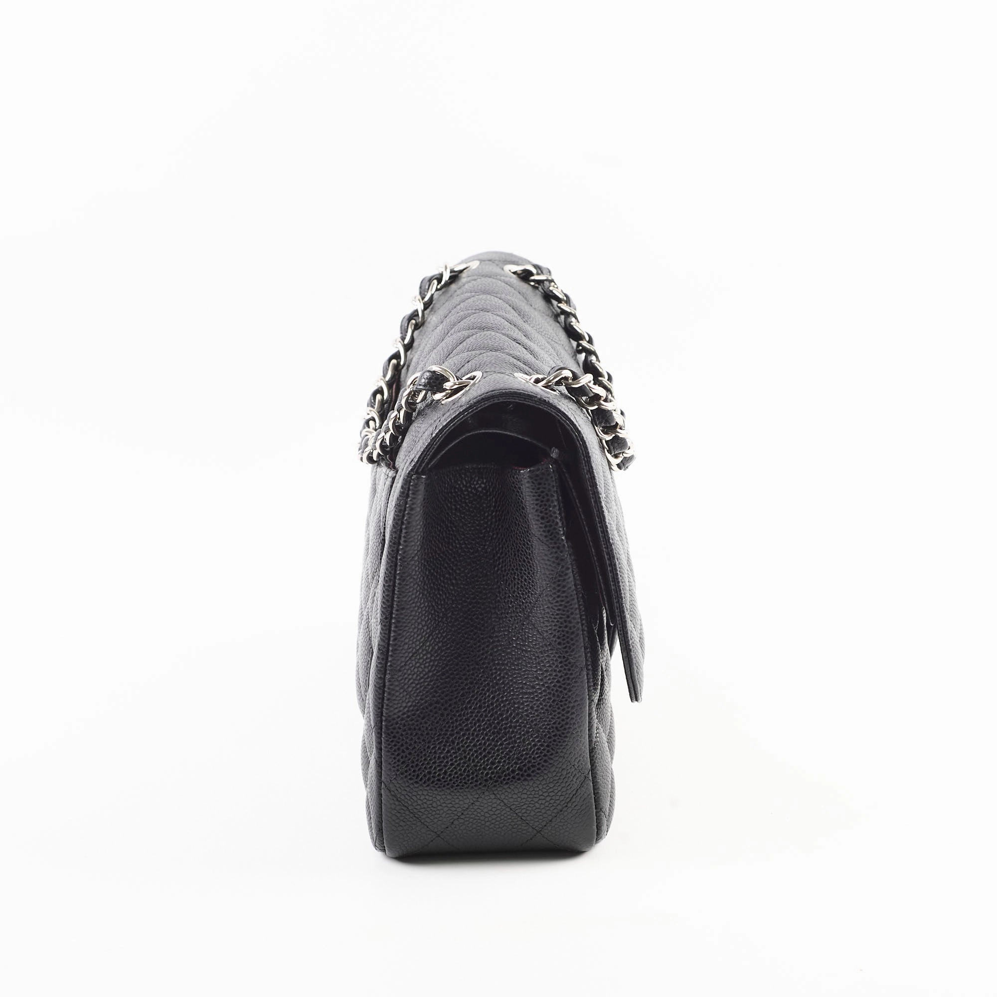 Chanel Jumbo Caviar Black