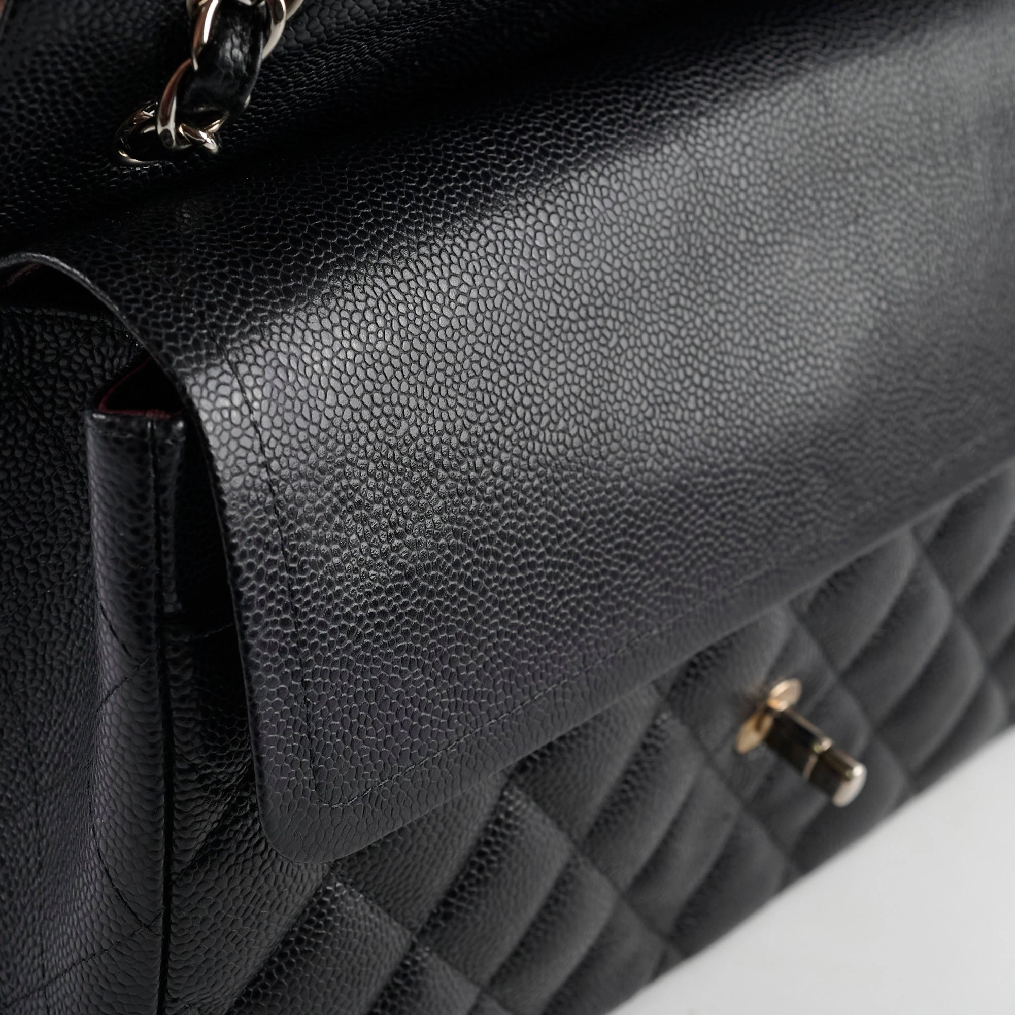 Chanel Jumbo Caviar Black