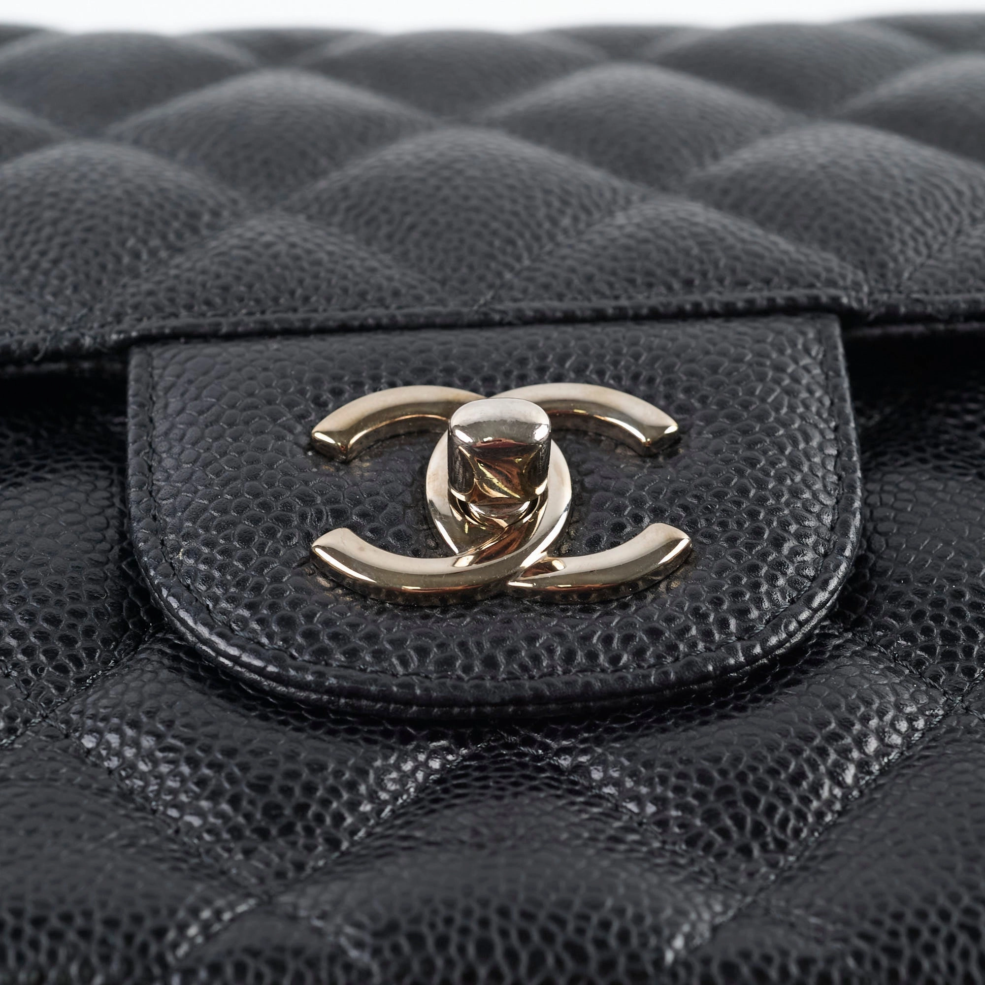 Chanel Jumbo Caviar Black