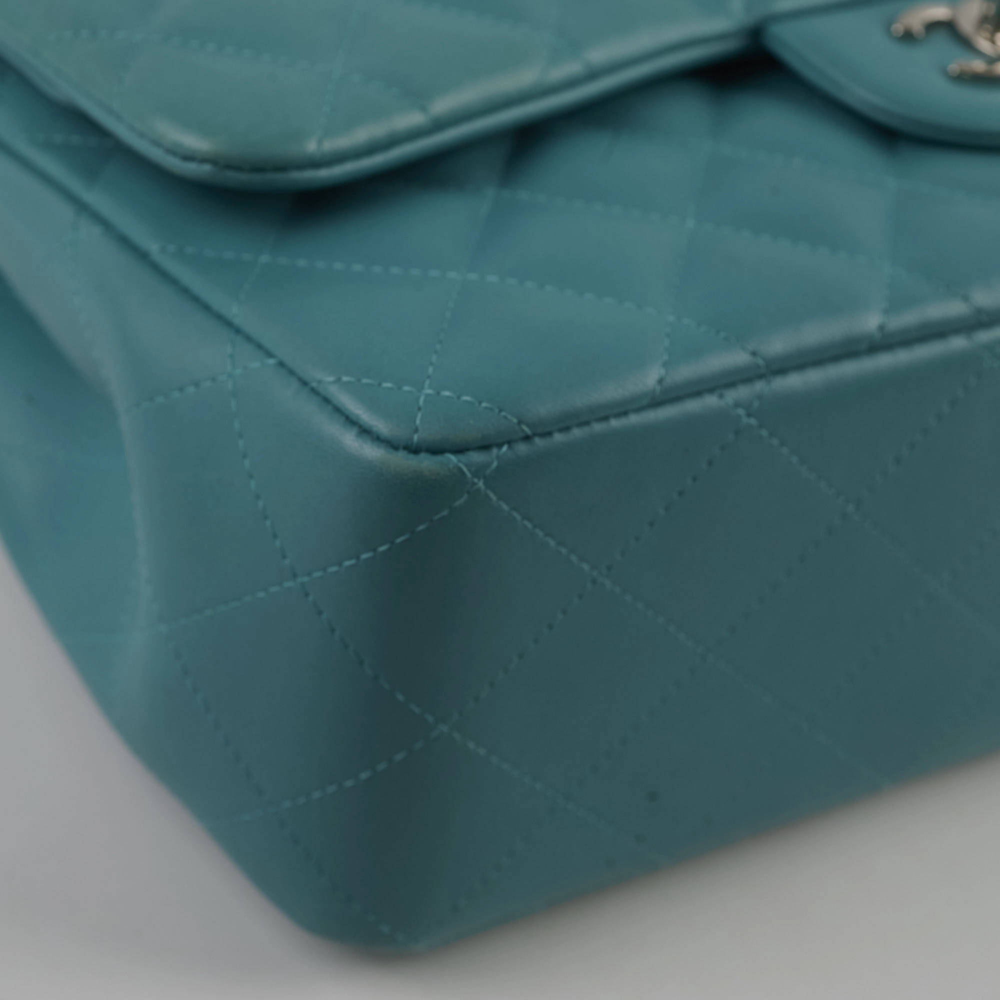 Chanel Jumbo Double Flap Lambskin Blue