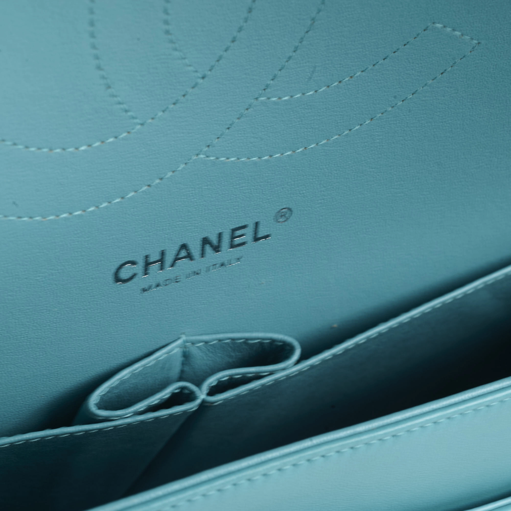 Chanel Jumbo Double Flap Lambskin Blue