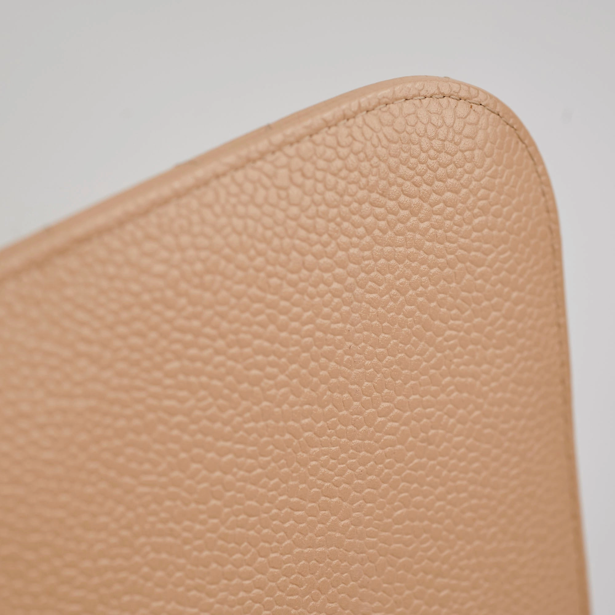 Chanel Jumbo Single Flap Caviar Beige - Series 13