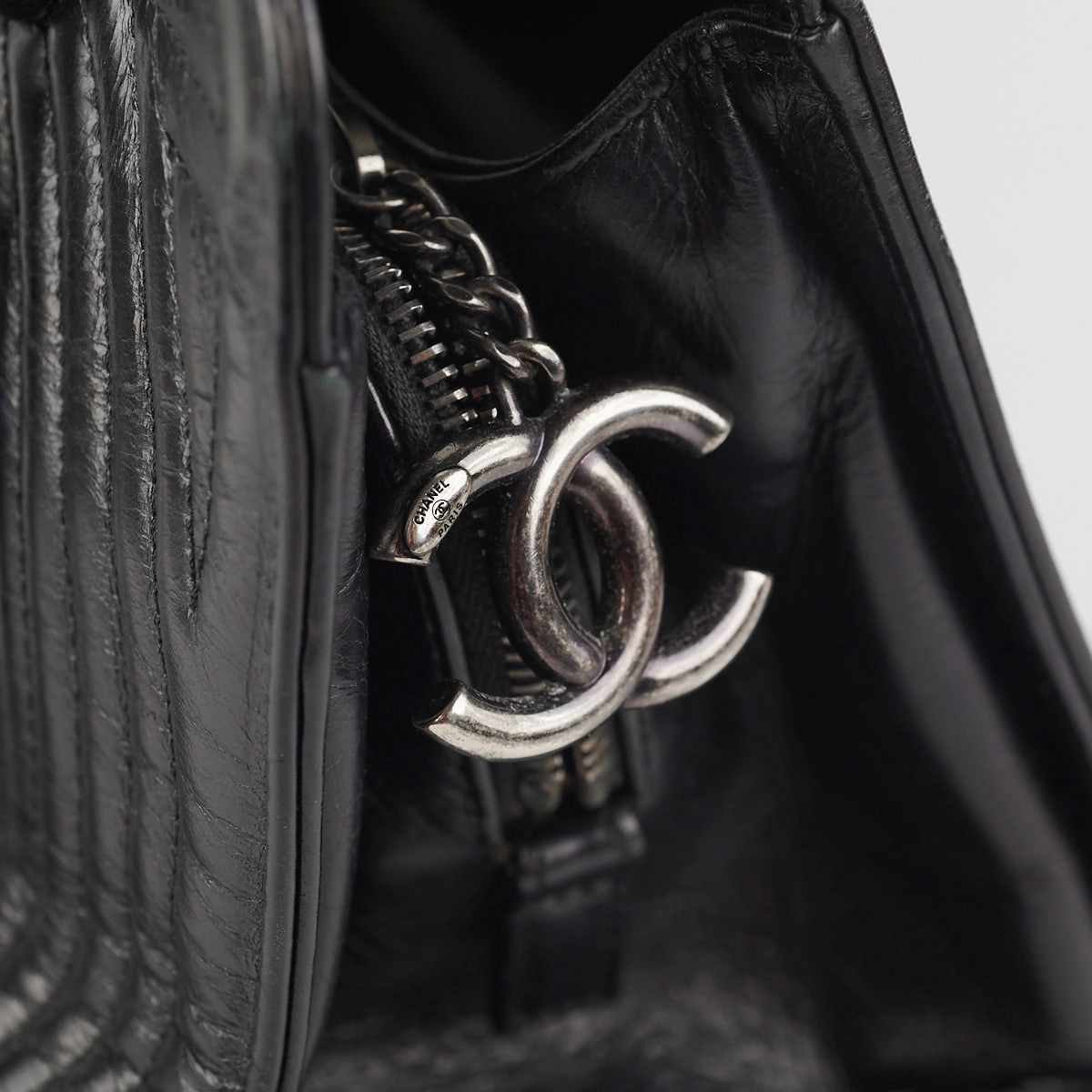 Chanel Korean Garden Shopping Tote Black