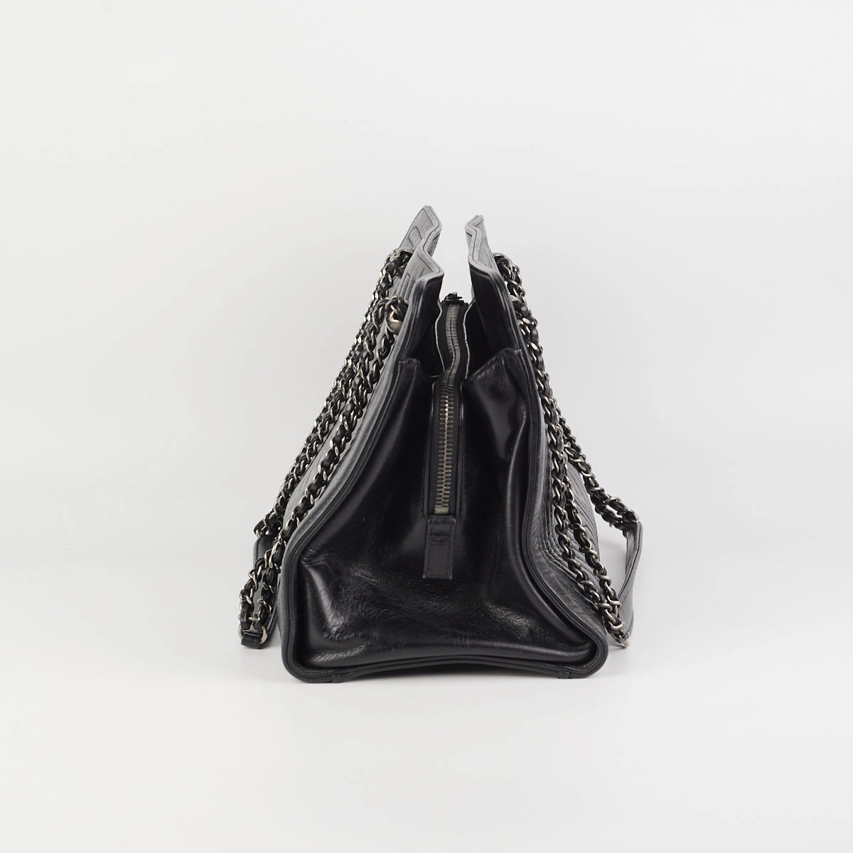 Chanel Korean Garden Shopping Tote Black