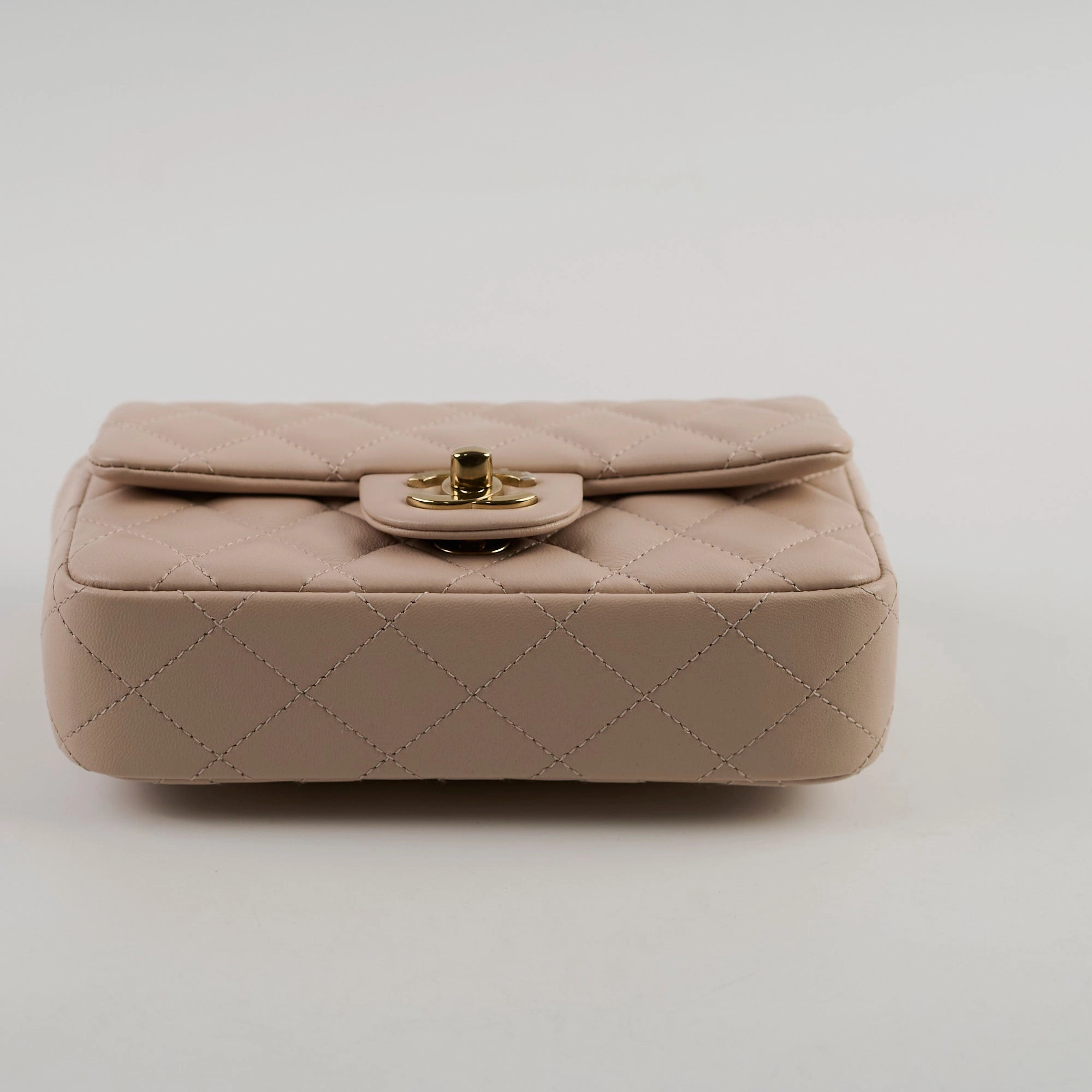 Chanel Lambskin New 2024 Extra Mini Nude - Microchip