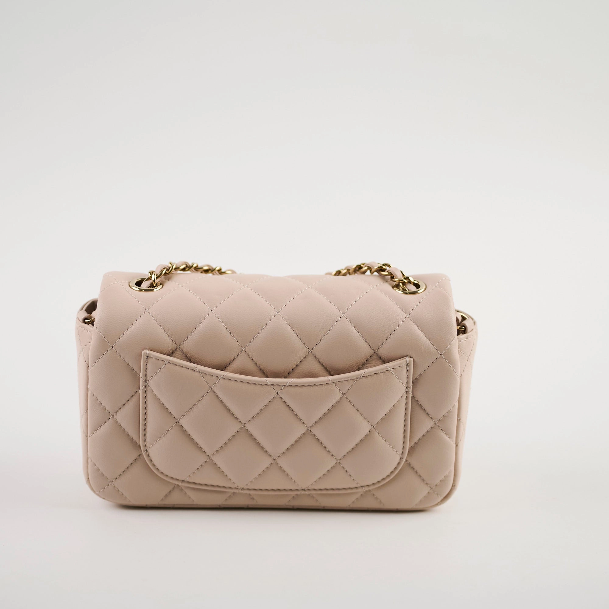 Chanel Lambskin New 2024 Extra Mini Nude - Microchip
