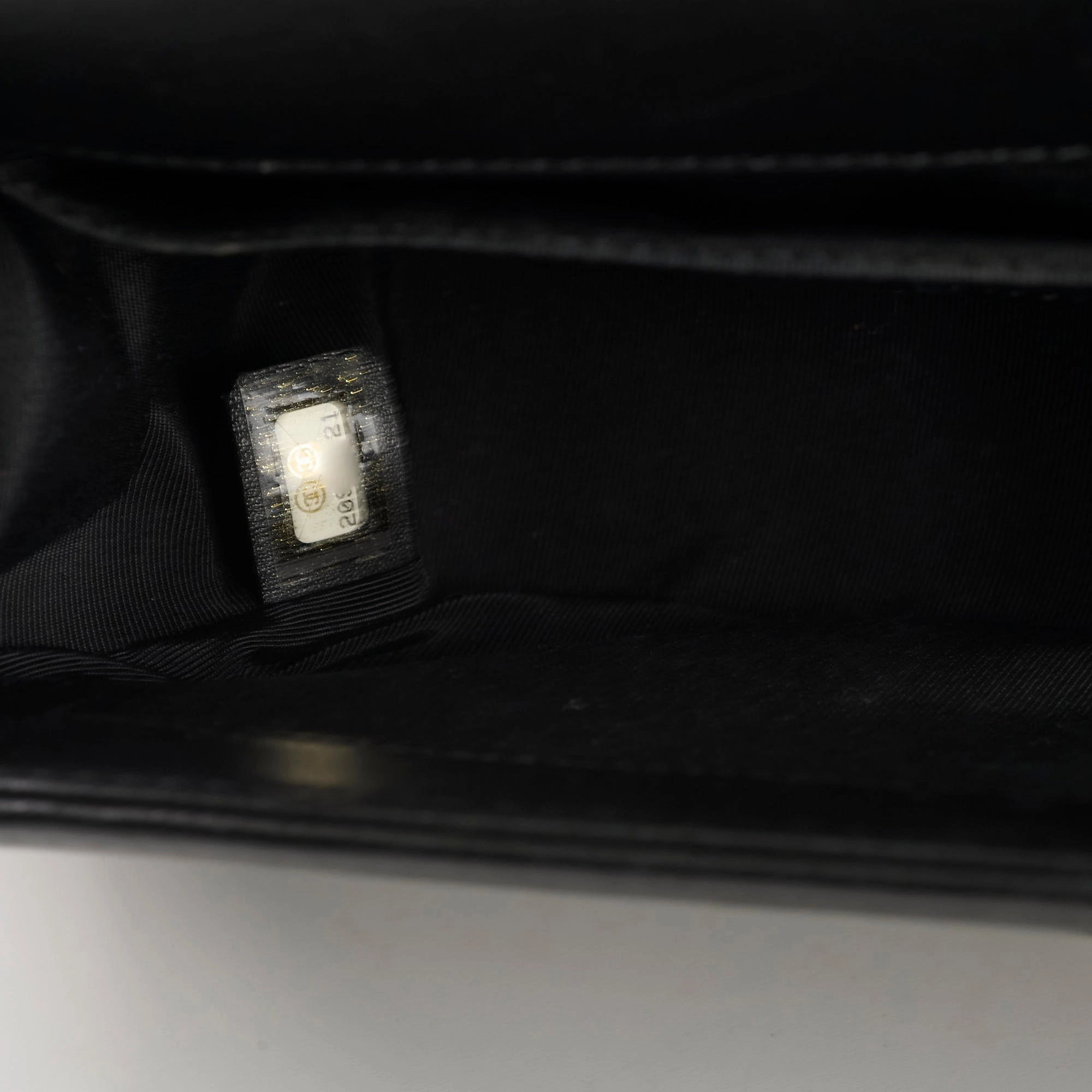 Chanel Lambskin Old Medium Black Series 20