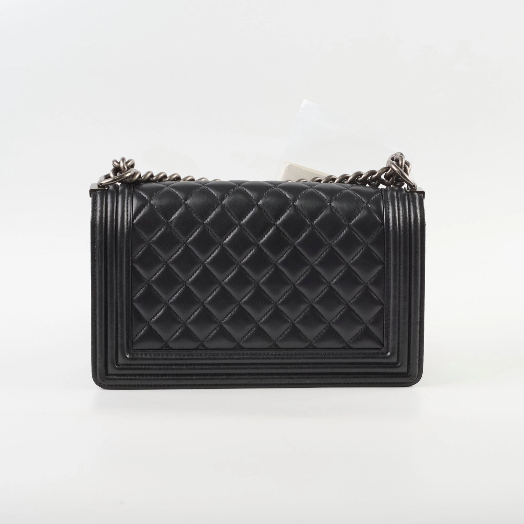 Chanel Lambskin Old Medium Black Series 20