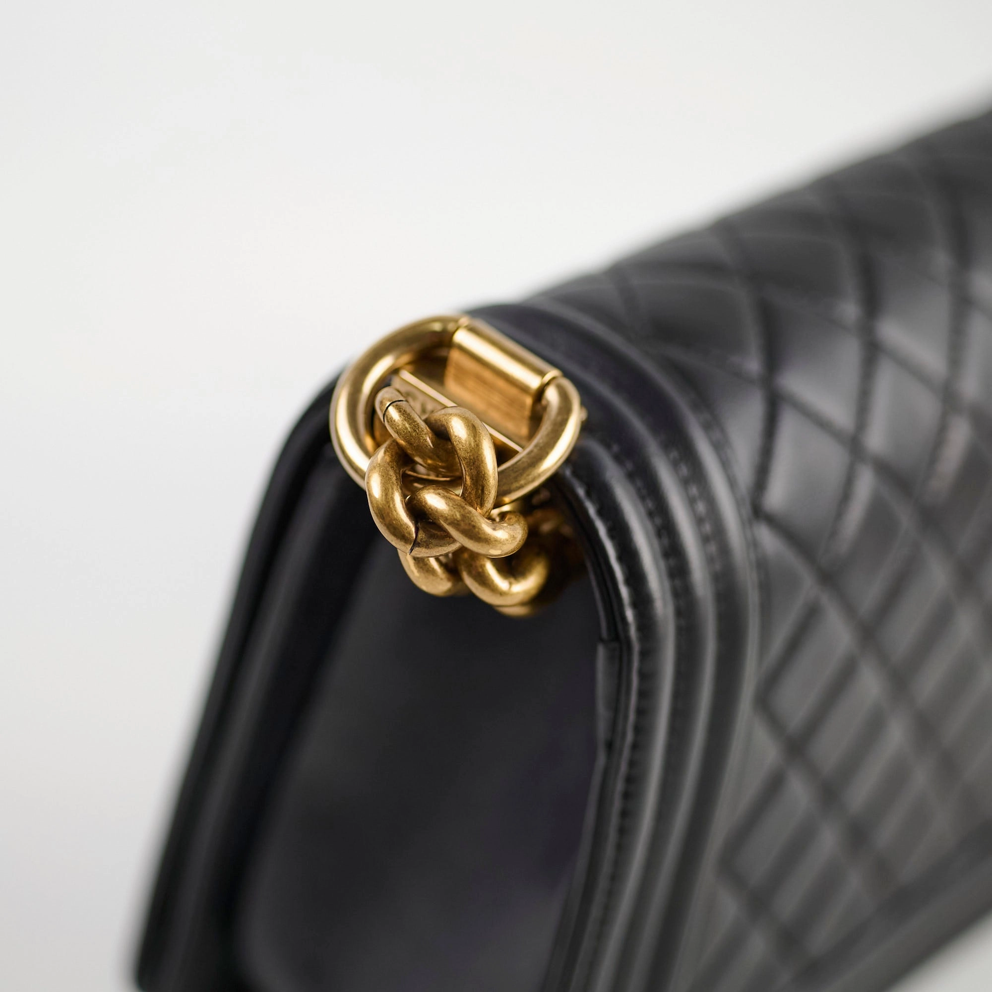 Chanel Lambskin Old Medium Boy