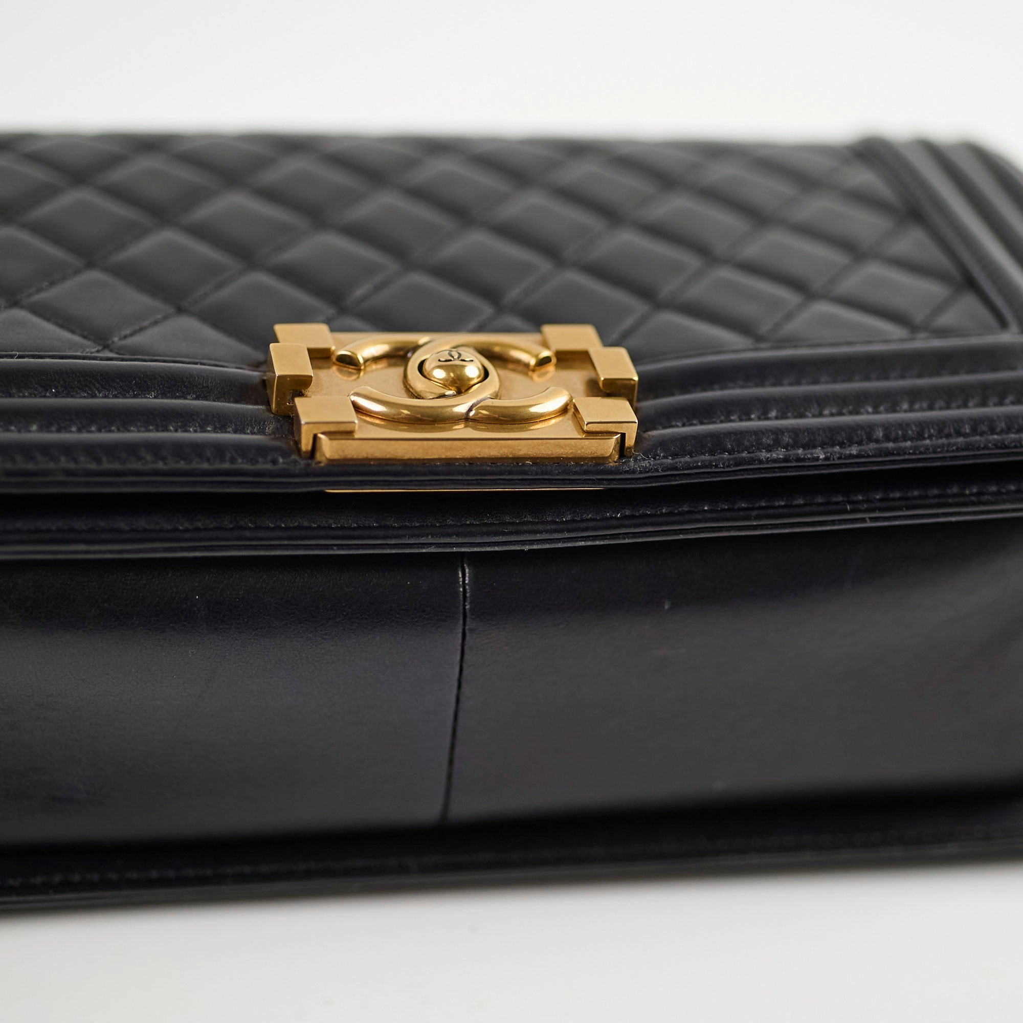Chanel Lambskin Old Medium Boy