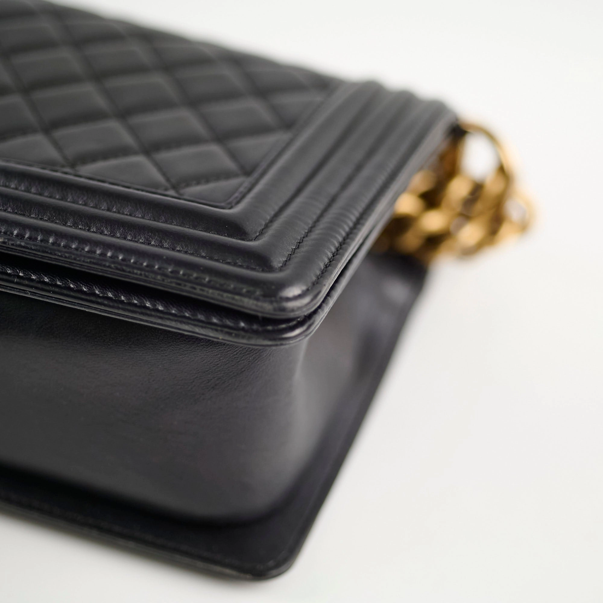 Chanel Lambskin Old Medium Boy