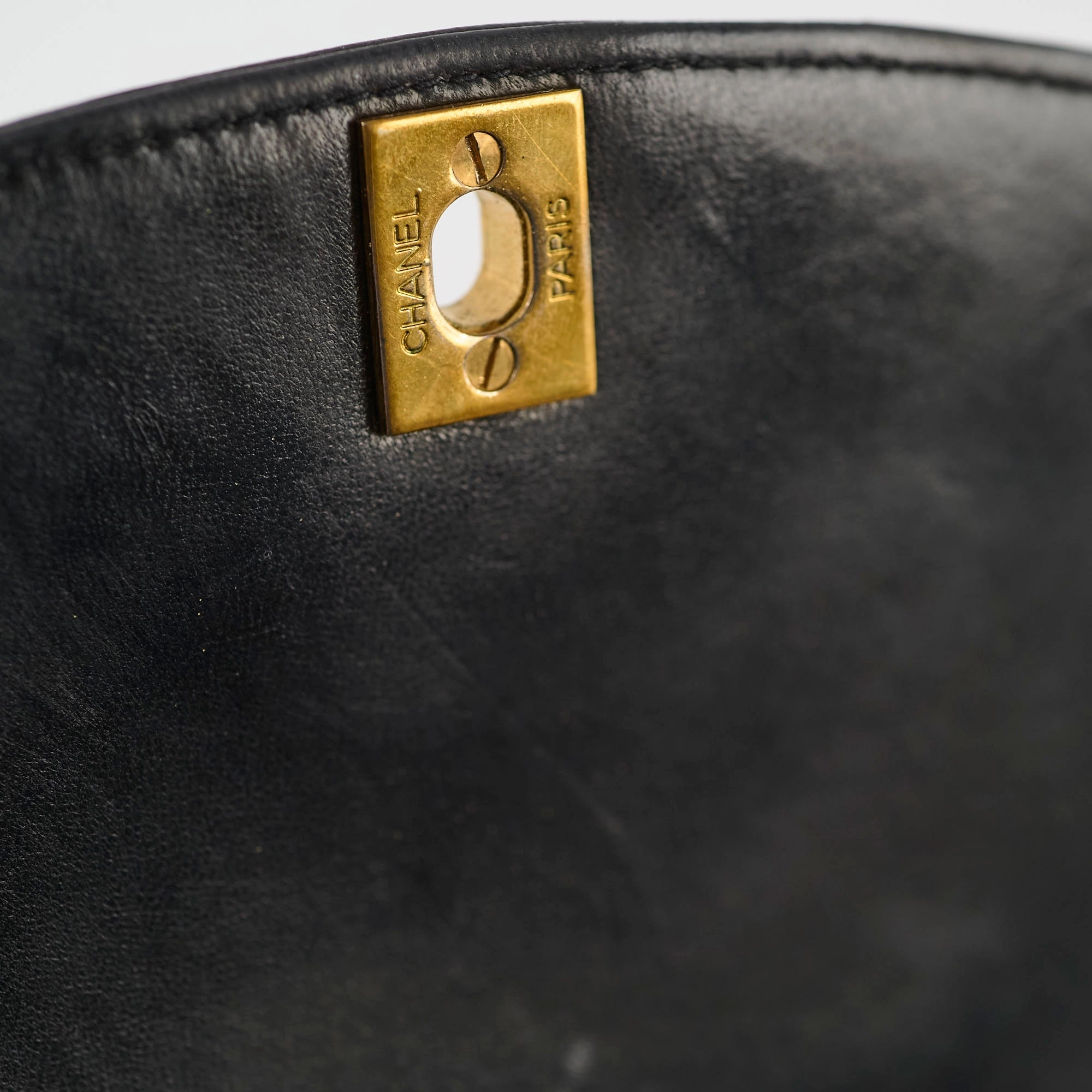 Chanel Lambskin Vintage Diana Bag Black