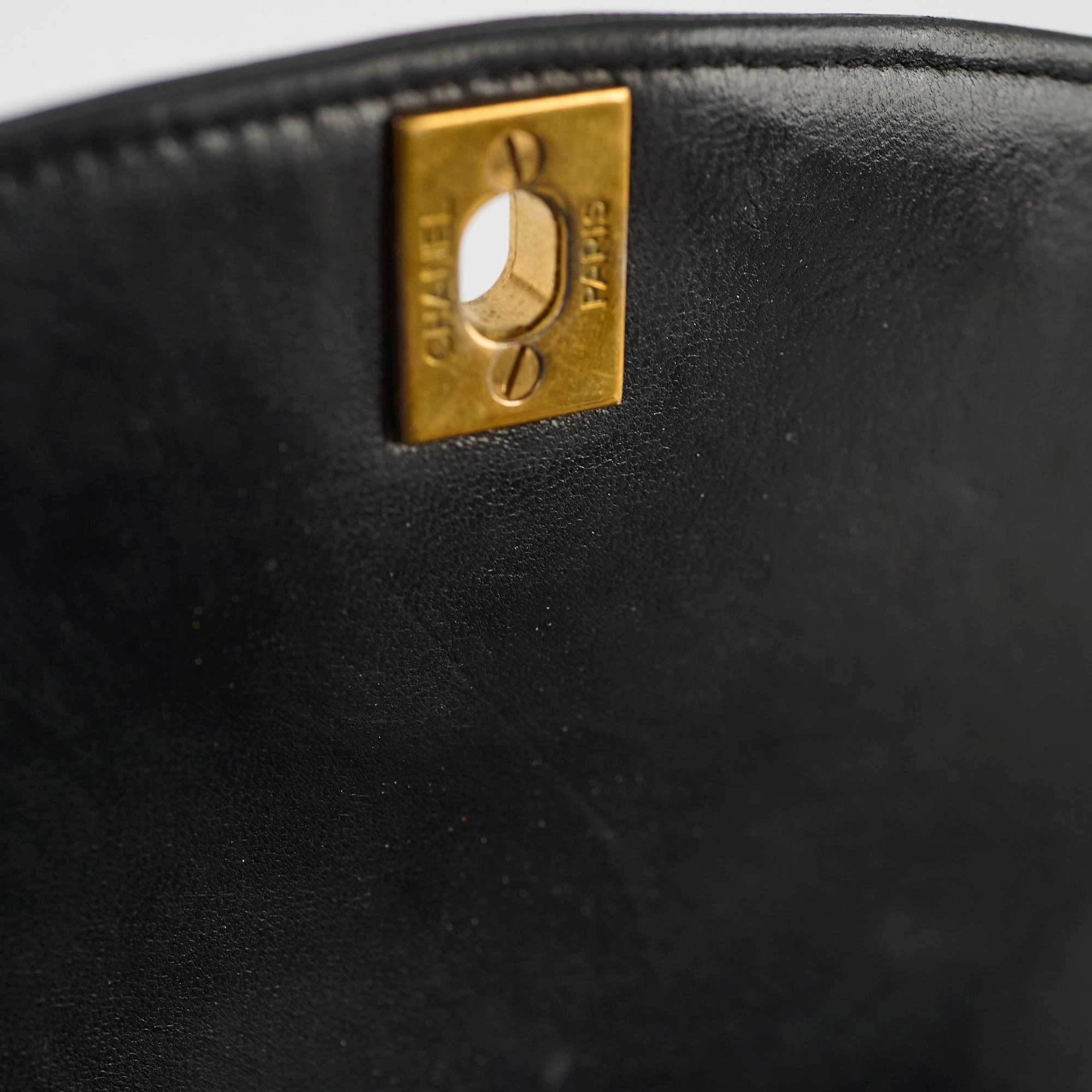 Chanel Lambskin Vintage Diana Bag Black