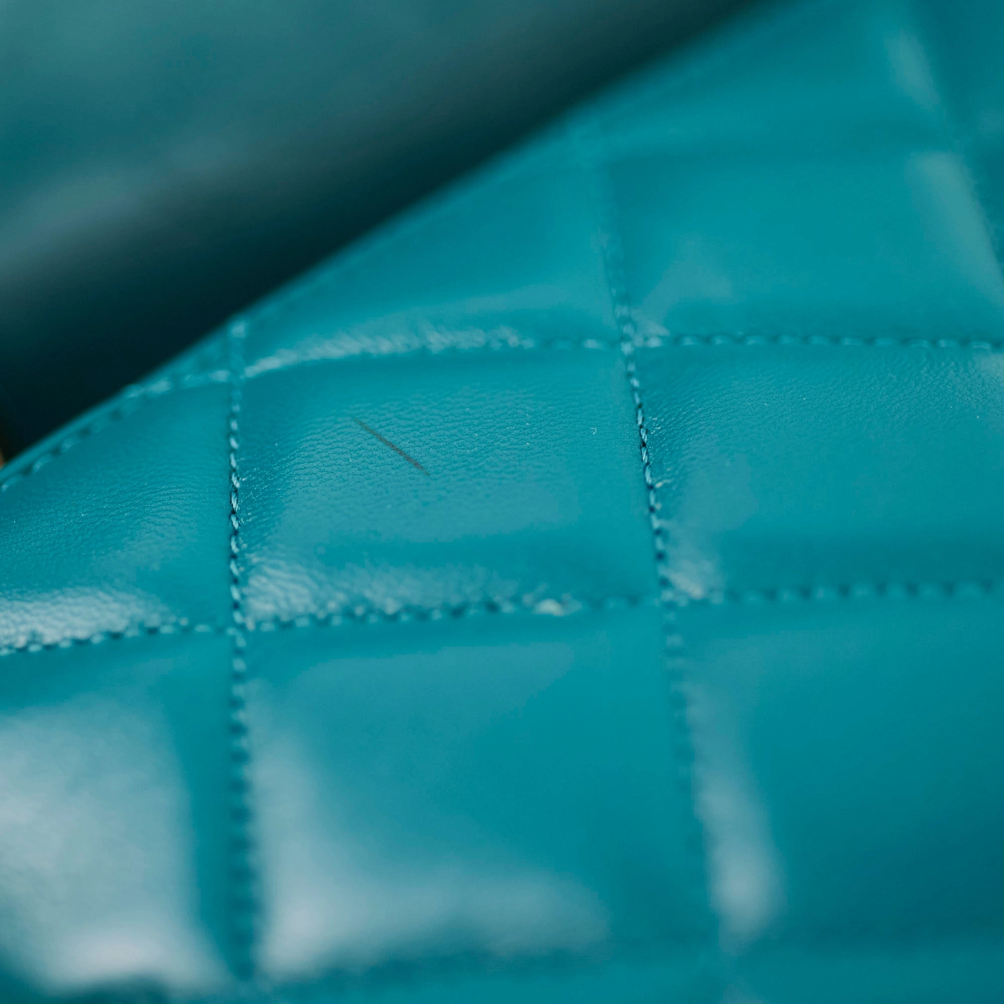 Chanel Large Trendy CC Lambskin Turquoise - Series 20
