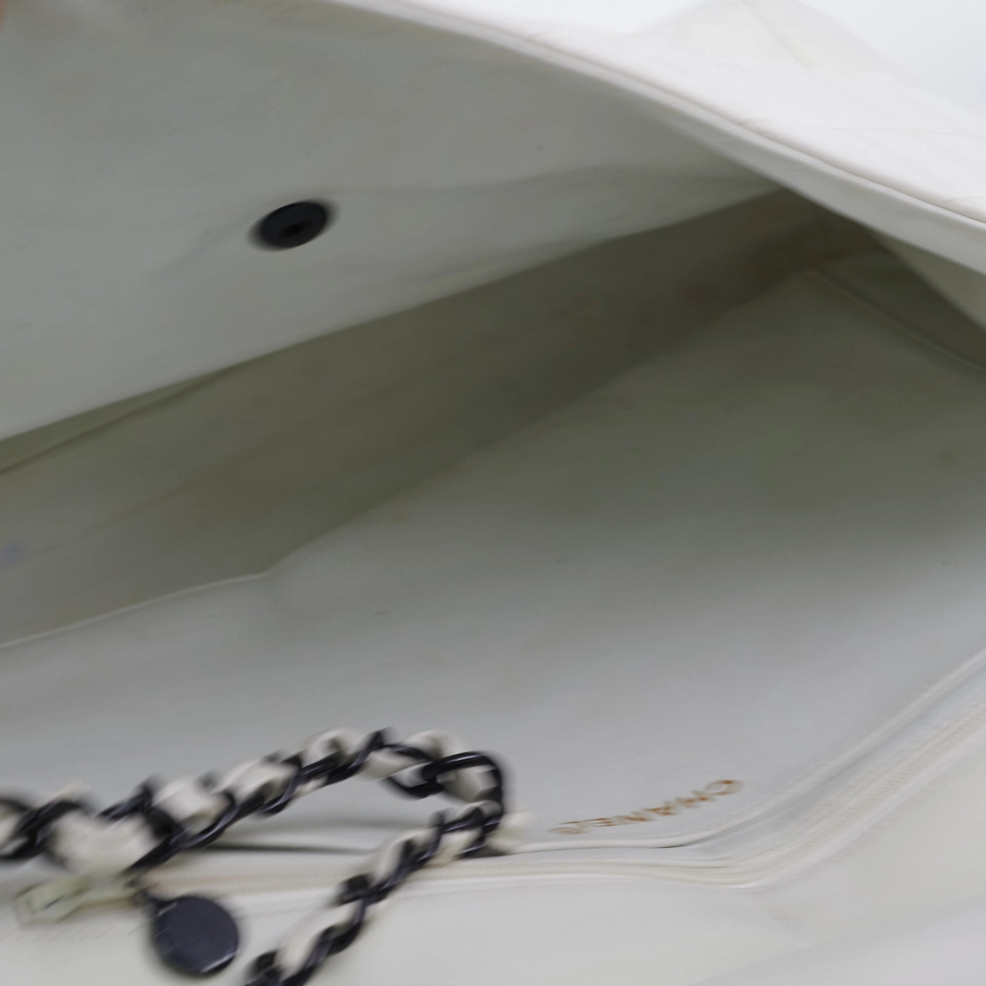 Chanel Matelasse Shoulder Bag White