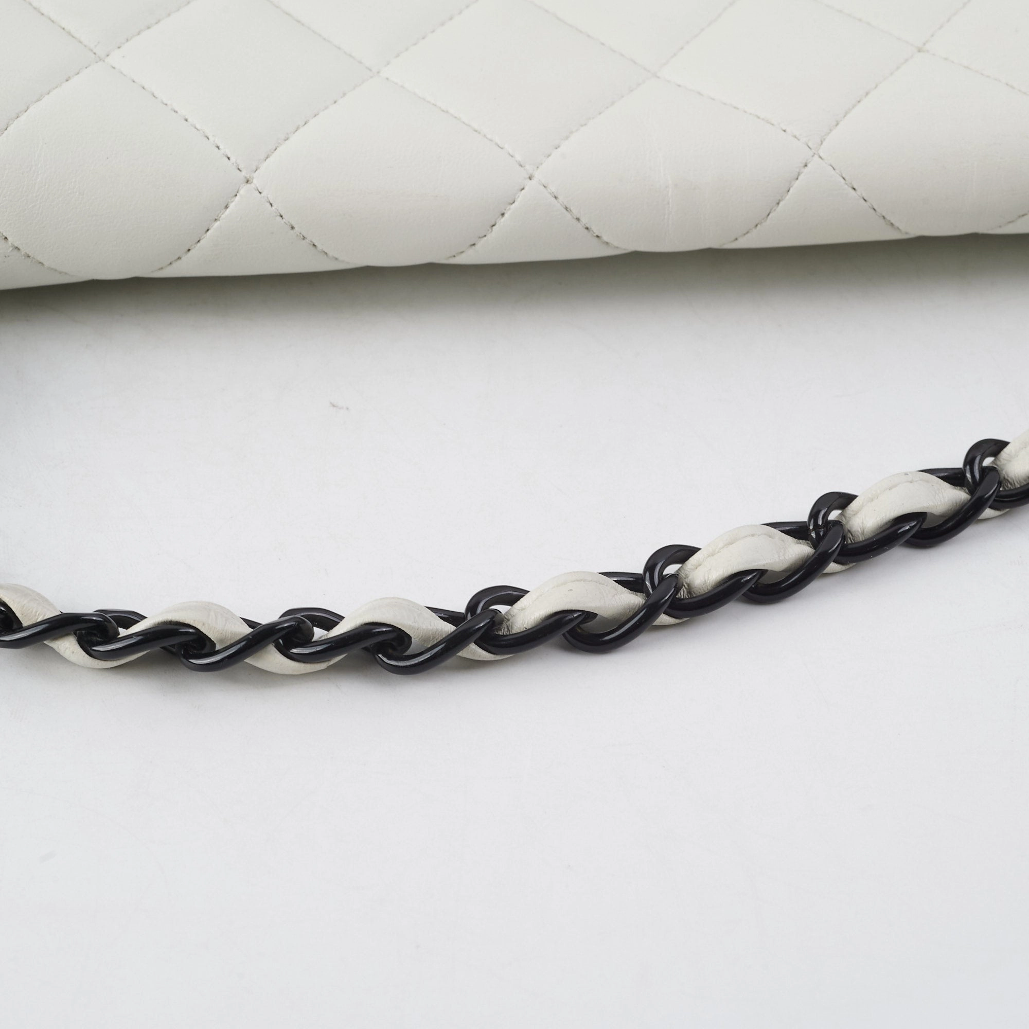 Chanel Matelasse Shoulder Bag White
