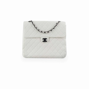 Chanel Matelasse Shoulder Bag White