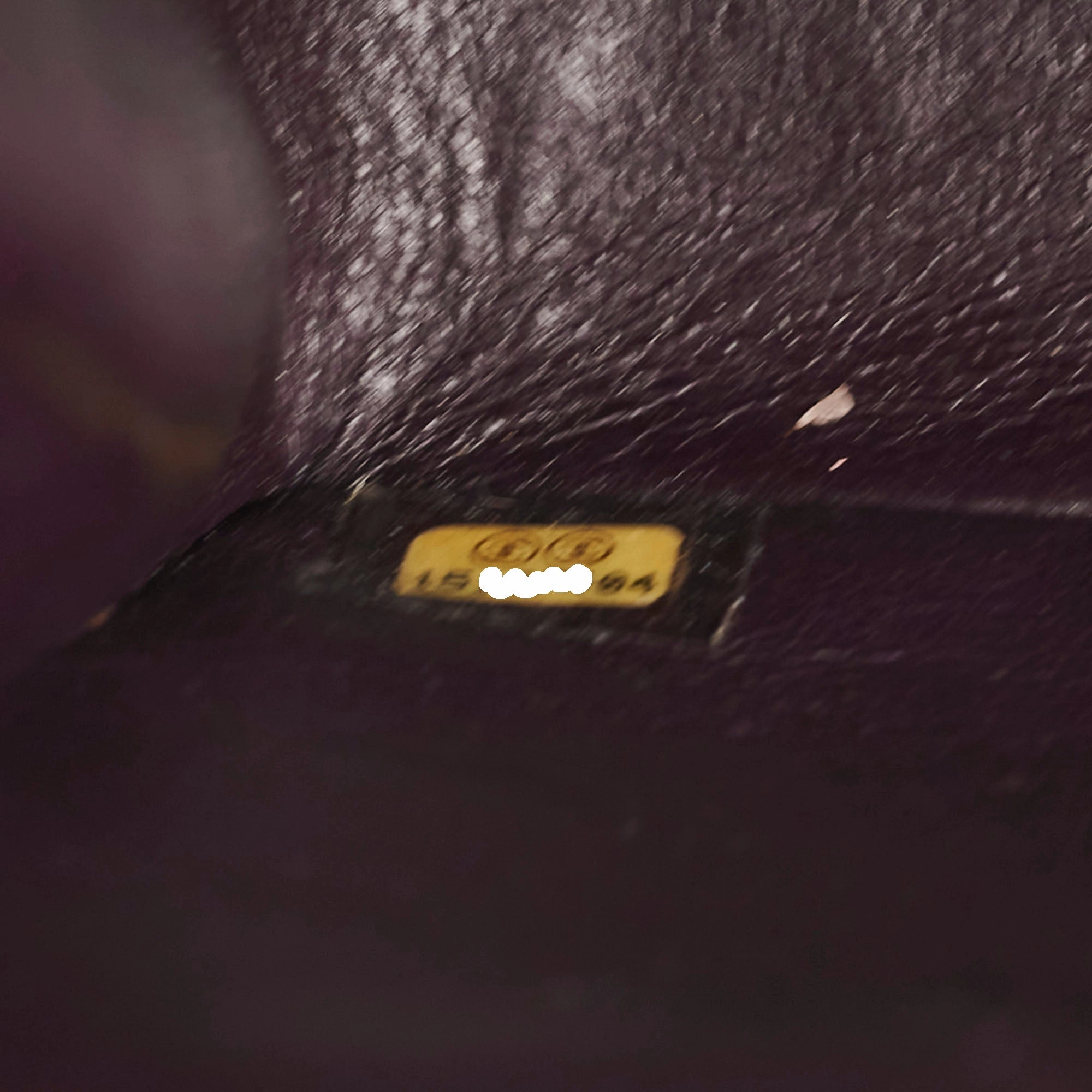 Chanel Maxi Lambskin Jumbo Dark Purple
