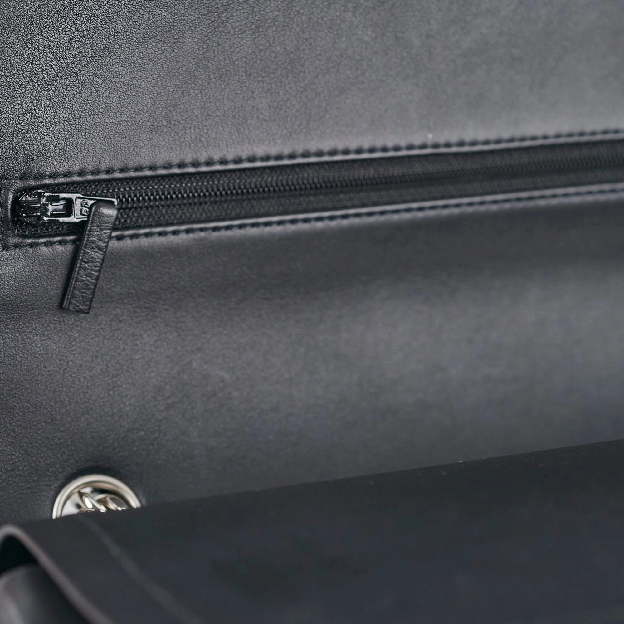 Chanel Maxi Patent Flap Black 20 Series