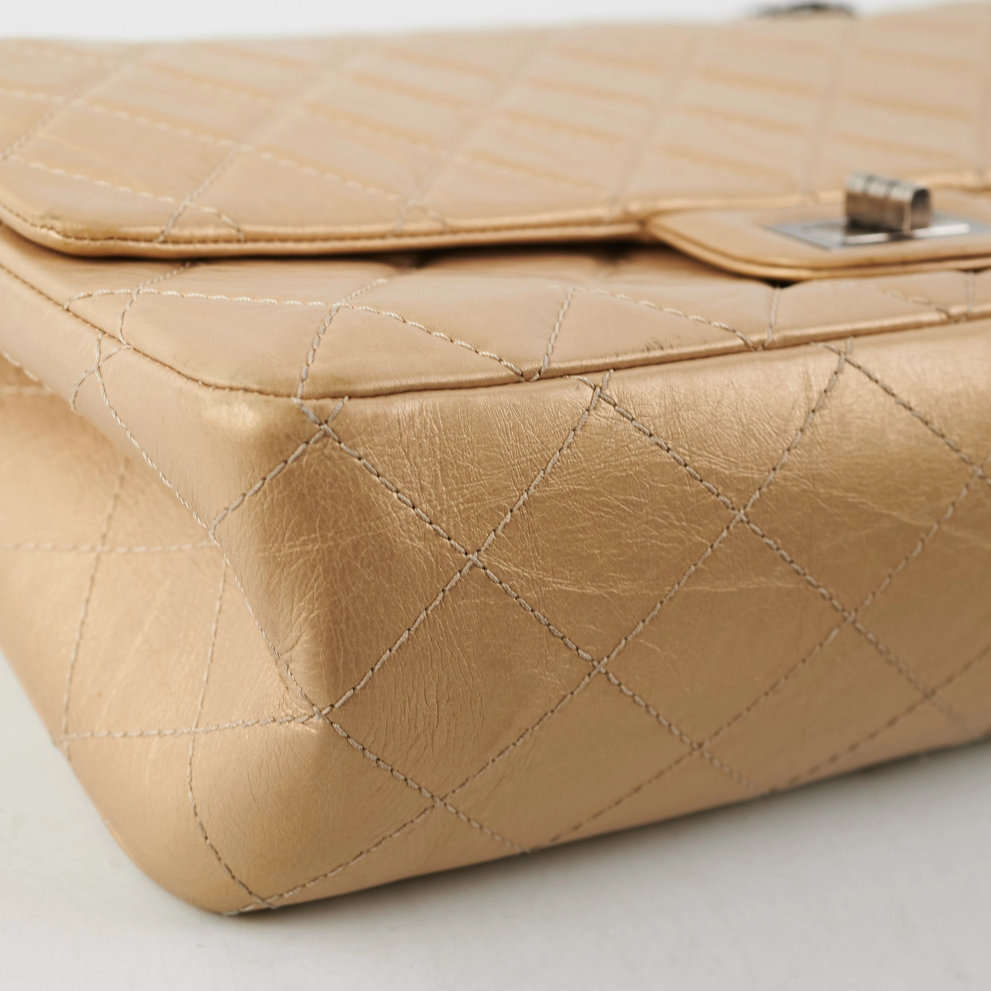 Chanel Maxi Reissue 2.55 Gold