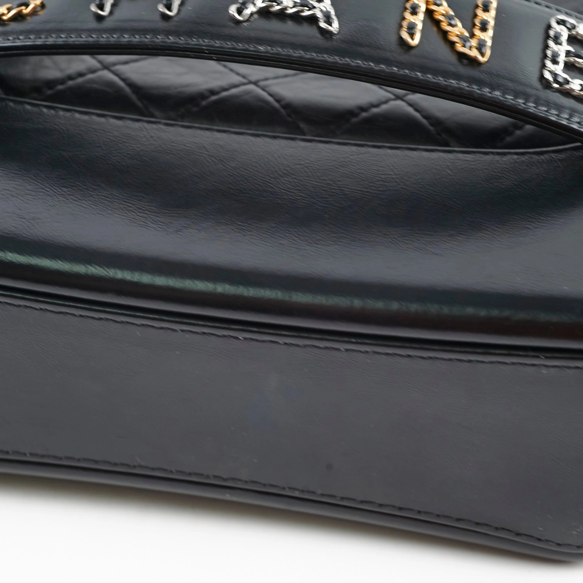 Chanel Medium Aged Calfskin Gabrielle Black Series 29