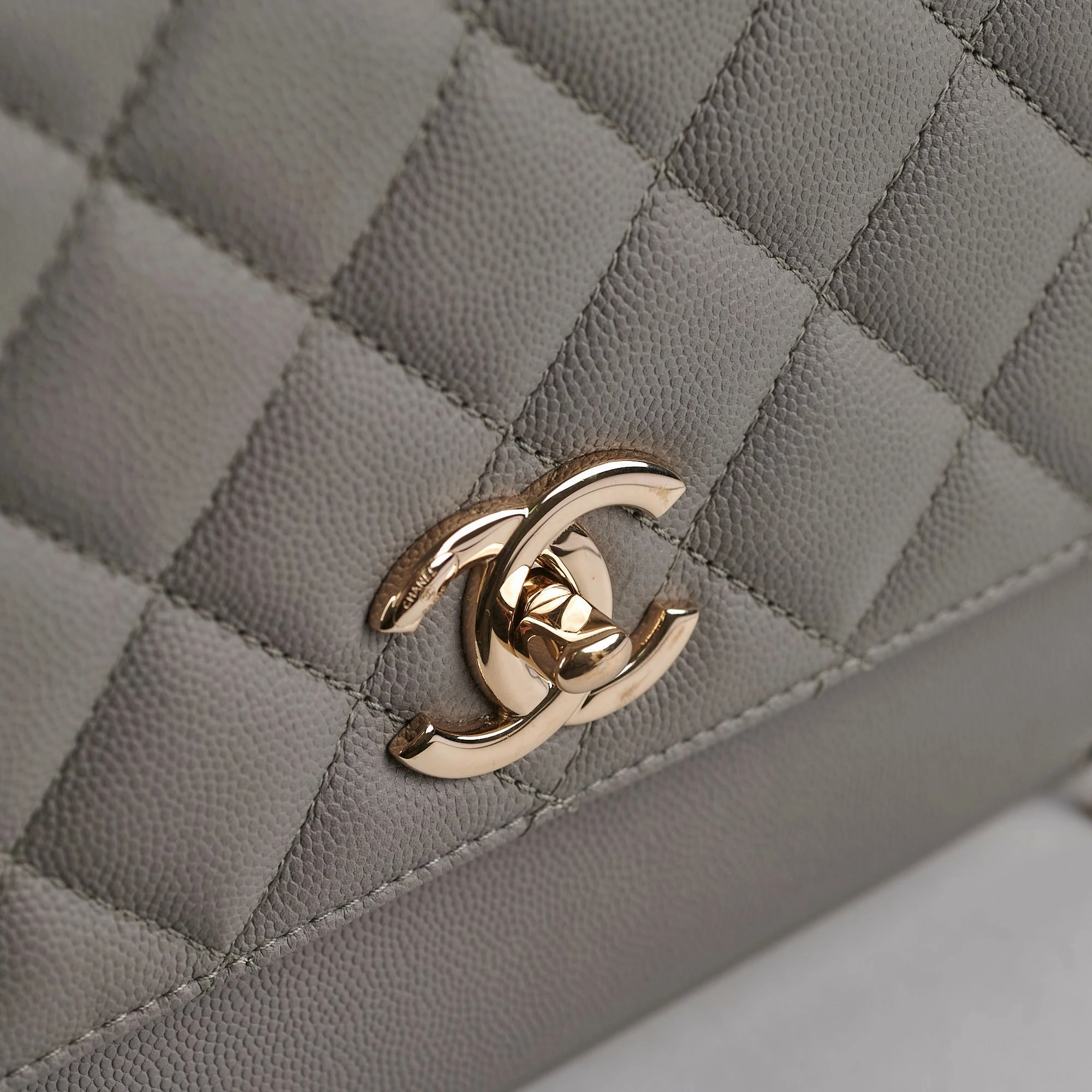 Chanel Medium Business Affinity Grey Caviar