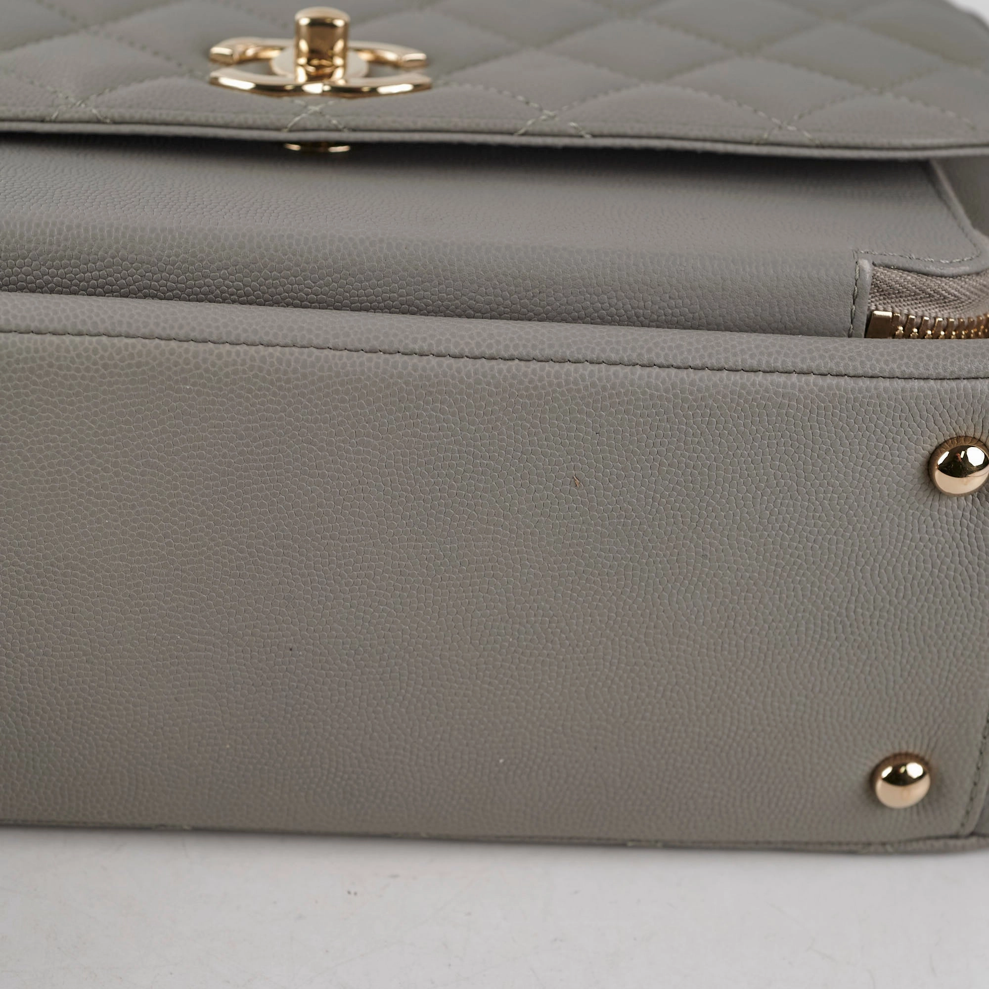 Chanel Medium Business Affinity Grey Caviar