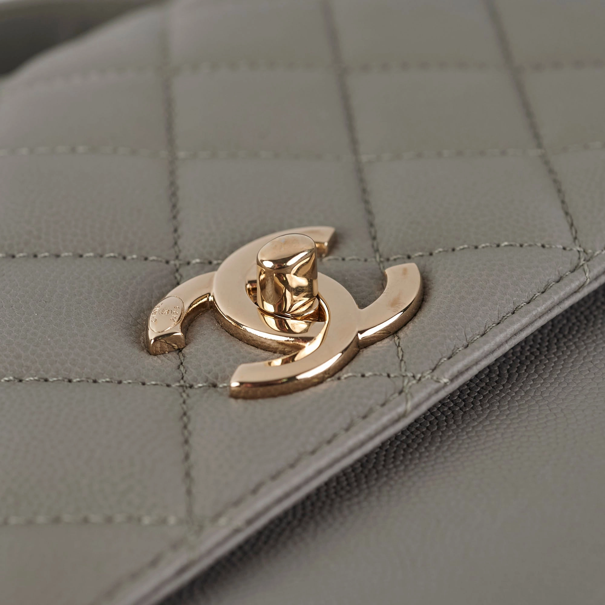 Chanel Medium Business Affinity Grey Caviar