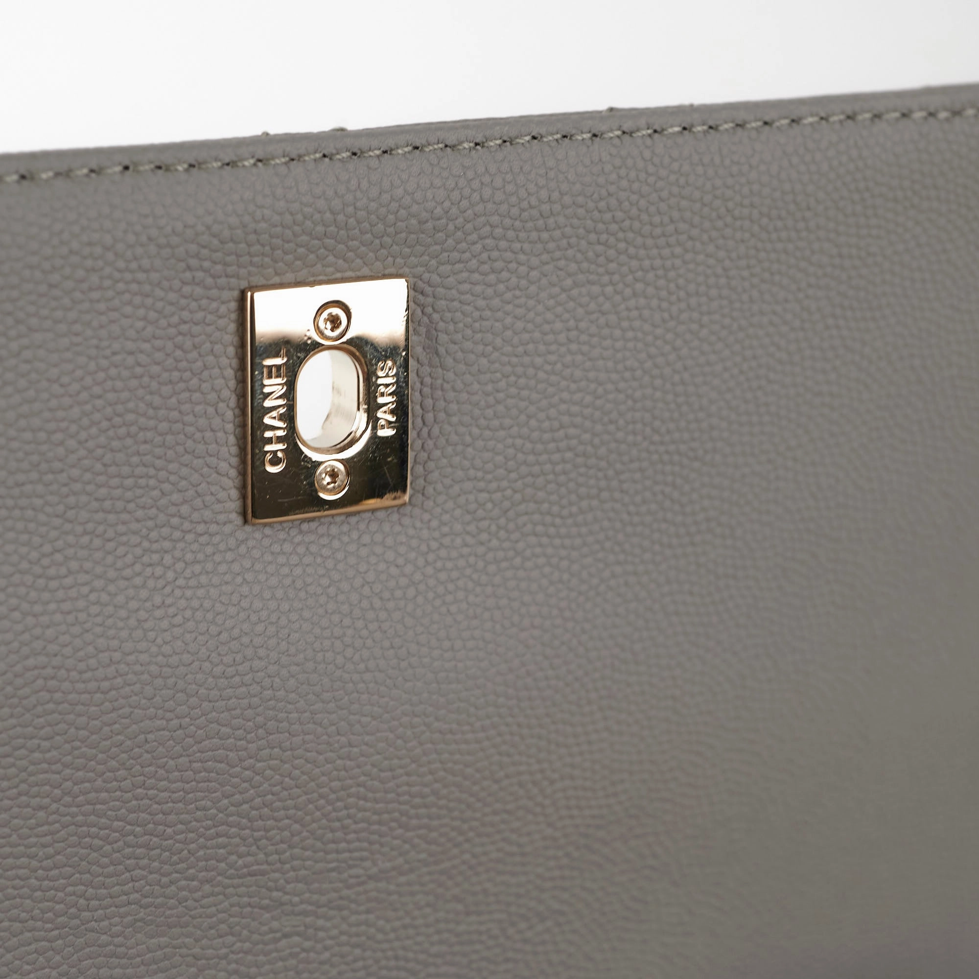 Chanel Medium Business Affinity Grey Caviar