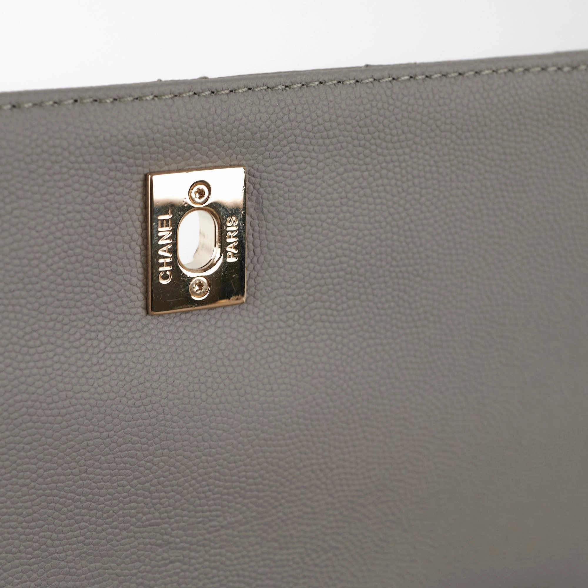 Chanel Medium Business Affinity Grey Caviar