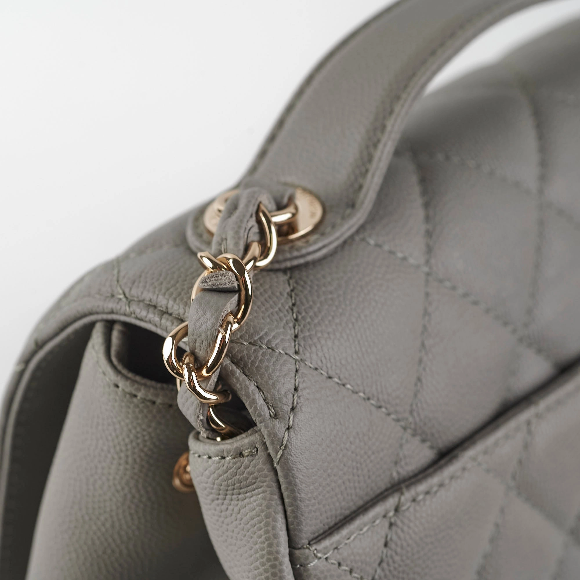 Chanel Medium Business Affinity Grey Caviar