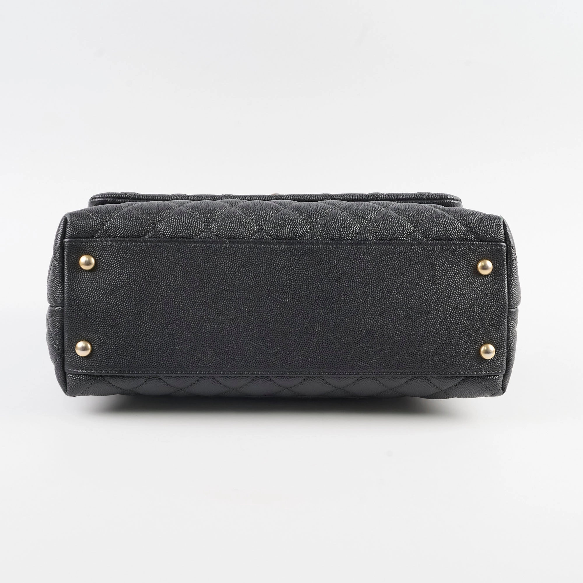 Chanel Medium COCO Handle Caviar Black