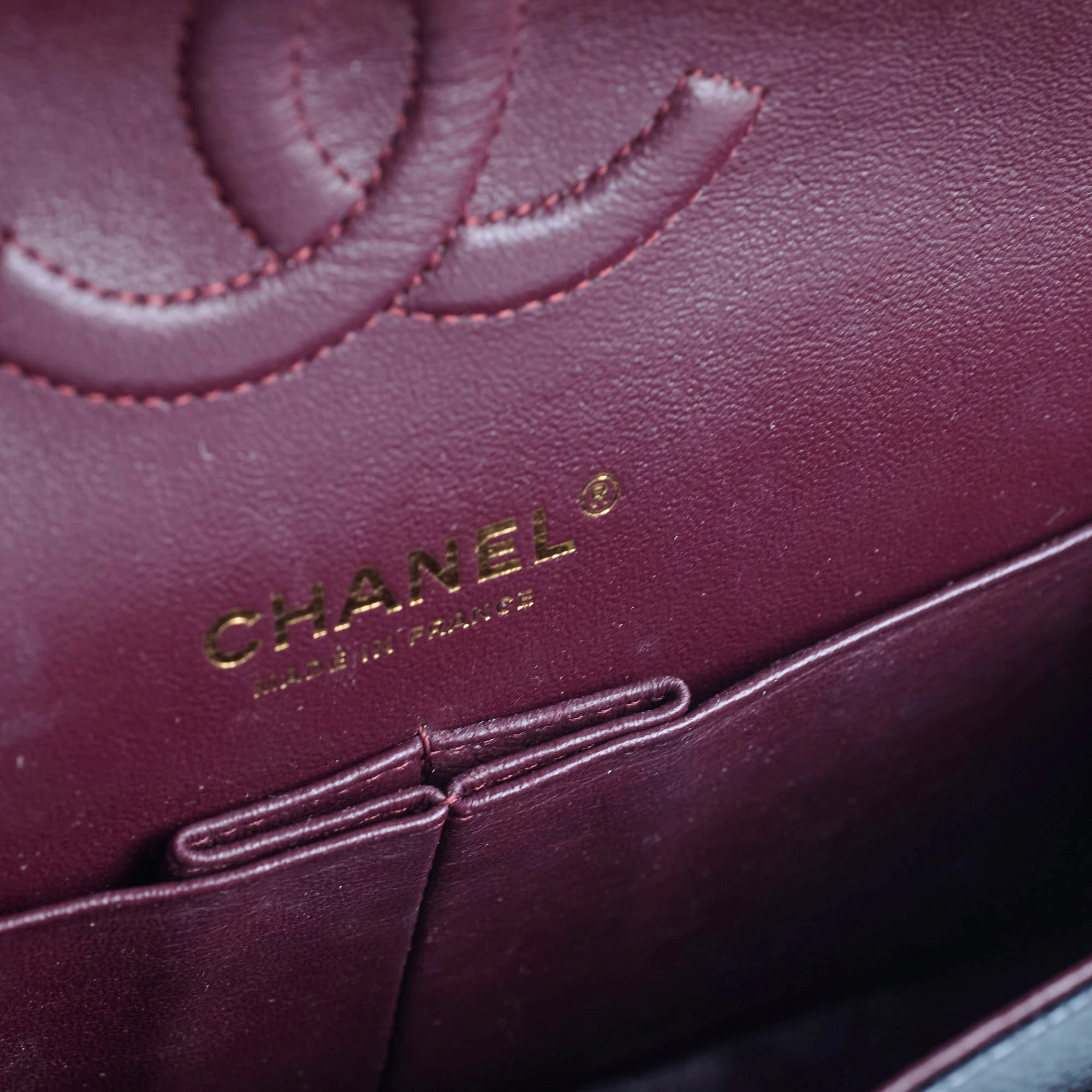 Chanel Medium/Large Caviar Double Classic Flap Black