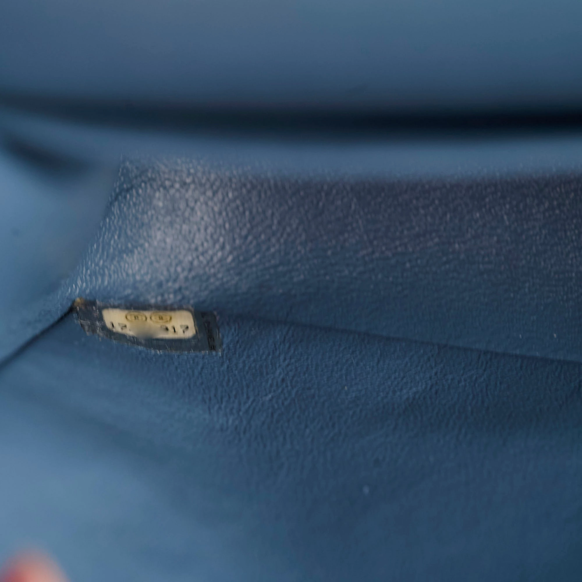 Chanel Medium/Large Double Classic Flap Blue